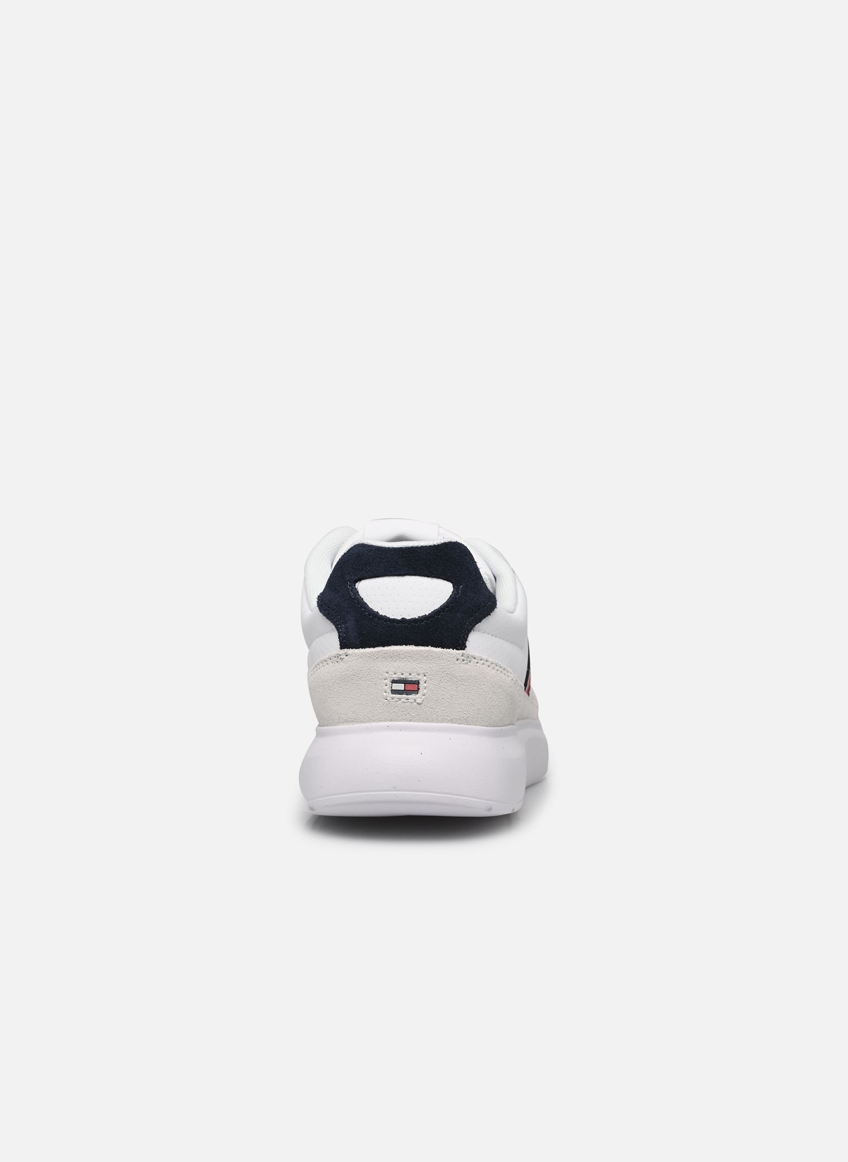 Sneakers Light Cupsole Lth stripes uomo bianco Tommy Hilfiger Sneakers Light Cupsole Lth stripes uomo bianco WHITE/DESERT SKY