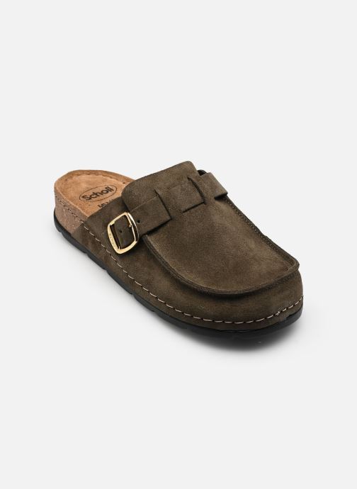 Scholl Mules et sabots Bora Moccasin Comfort femme vert