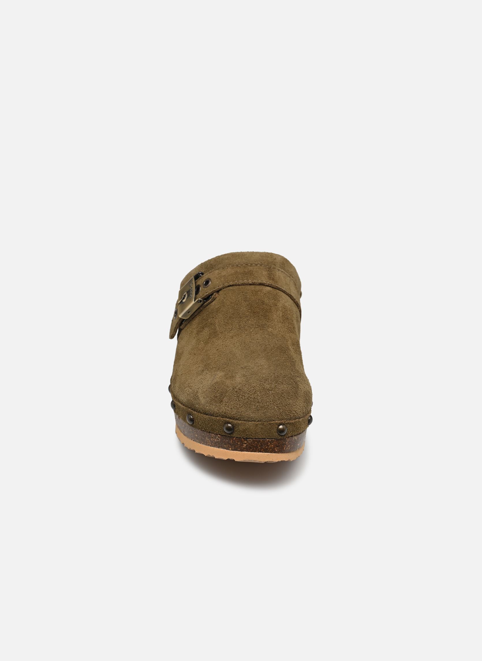 Mules et sabots PESCURA CLOG 50 CORK ICONIC femme vert Scholl Mules et sabots PESCURA CLOG 50 CORK ICONIC femme vert khaki