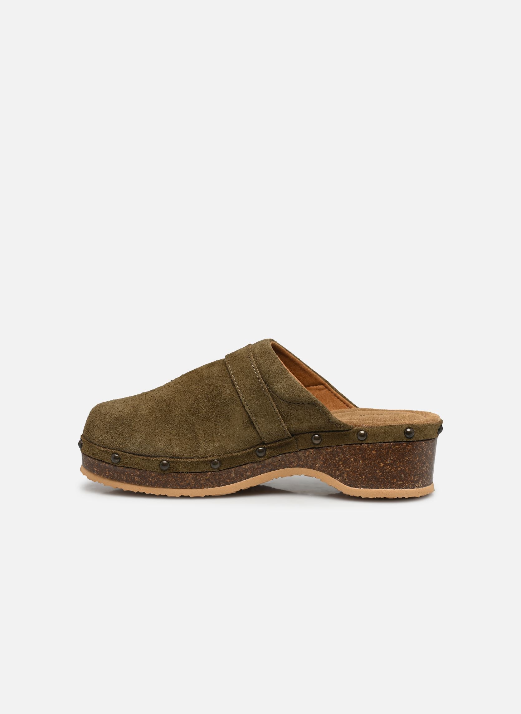 Mules et sabots PESCURA CLOG 50 CORK ICONIC femme vert Scholl Mules et sabots PESCURA CLOG 50 CORK ICONIC femme vert khaki