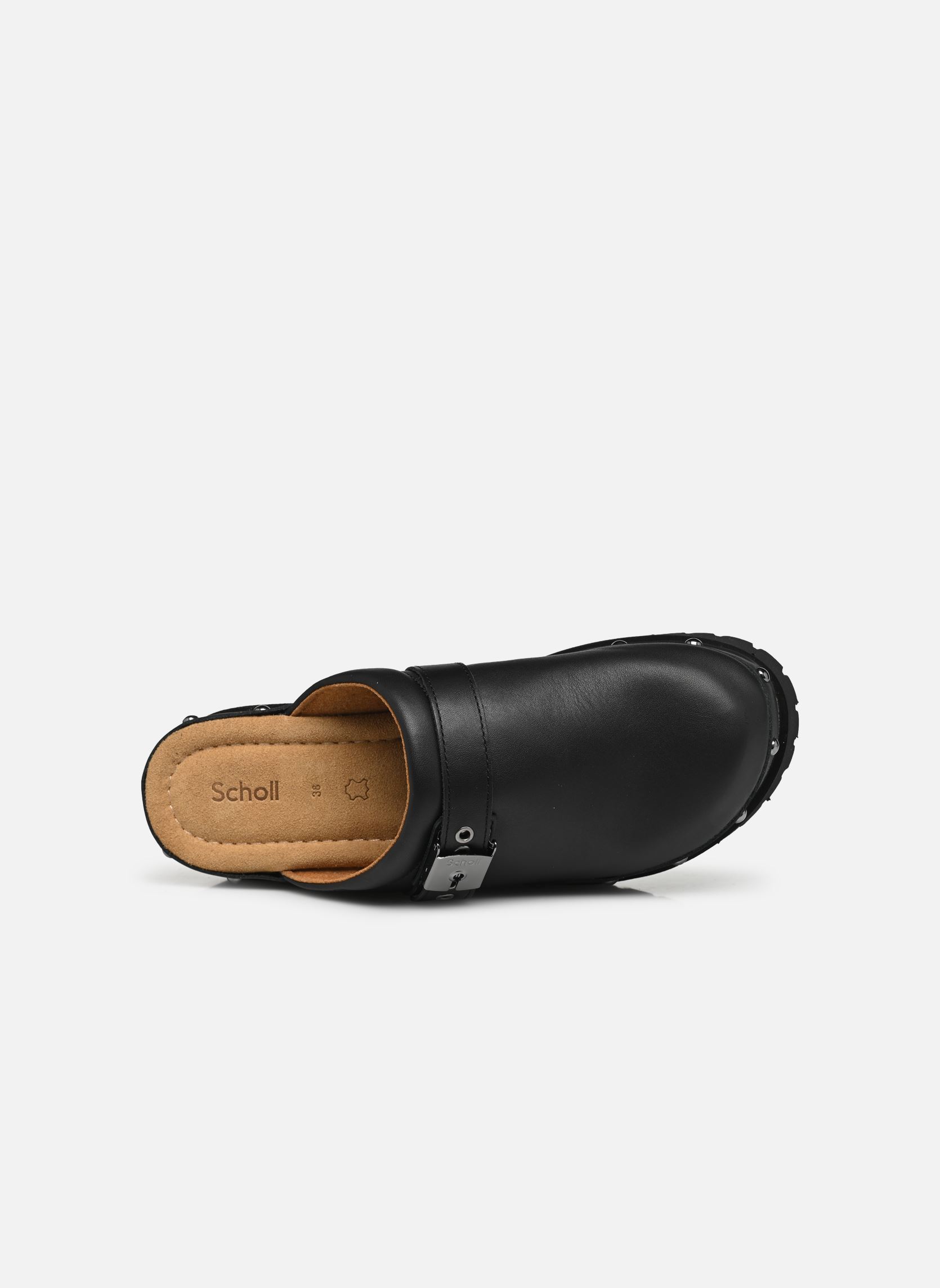 Muilen en klompen CINDY CORK ICONIC dames zwart Scholl Muilen en klompen CINDY CORK ICONIC dames zwart Black