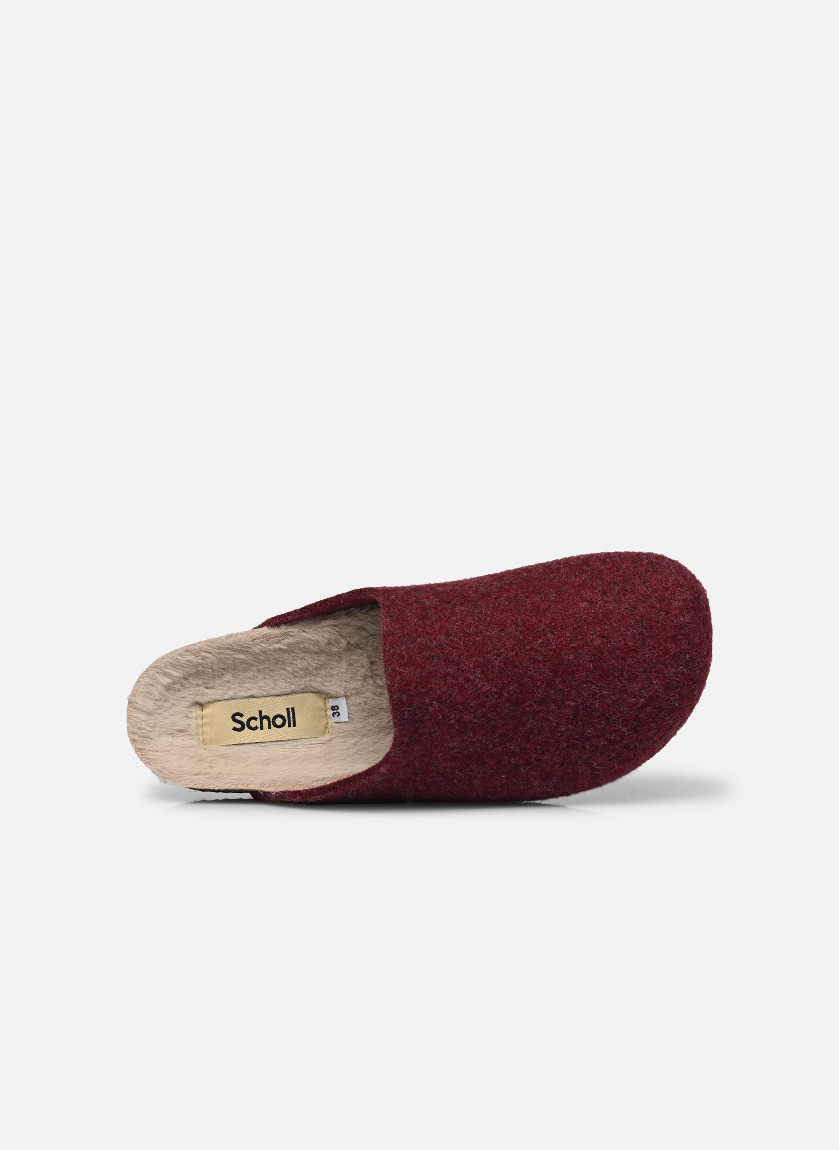 Pantoletten und Clogs LOUISE COLLECTION damen bordeaux Scholl Pantoletten und Clogs LOUISE COLLECTION damen bordeaux PLUM