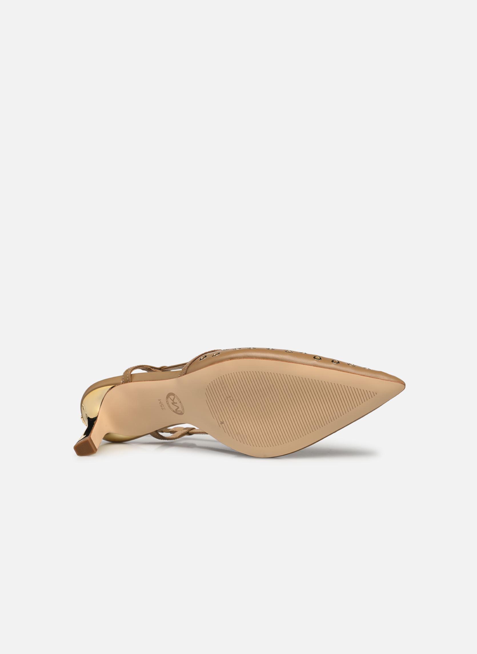 Zapatos de tacón con correas ALORA MID SLING mujer beige Michael Michael Kors Zapatos de tacón con correas ALORA MID SLING mujer beige HUSK
