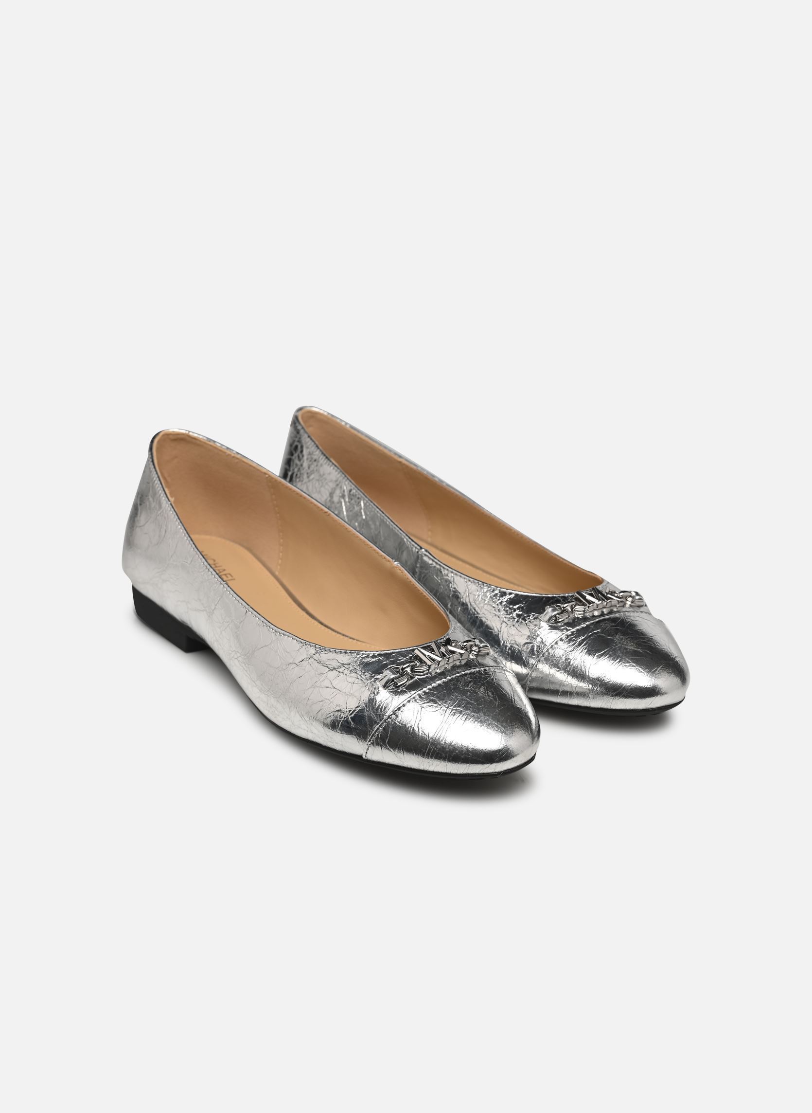Ballerines classiques REBECCA FLEX BALLET femme argent Michael Michael Kors Ballerines classiques REBECCA FLEX BALLET femme argent Silver