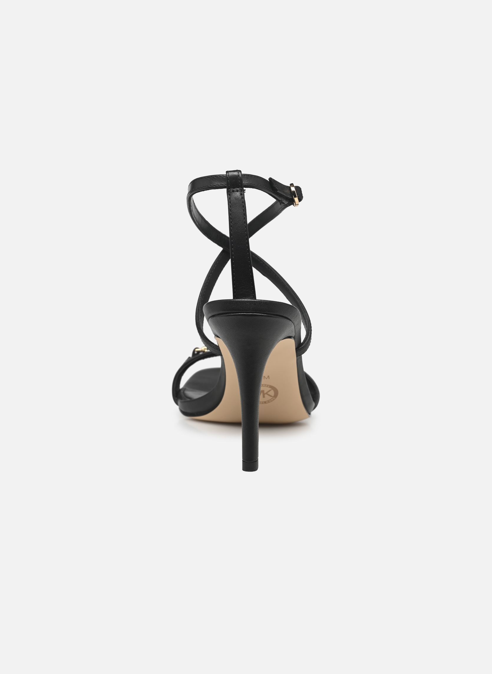 Sandalen LENA HEELED SANDAL dames zwart Michael Michael Kors Sandalen LENA HEELED SANDAL dames zwart Black