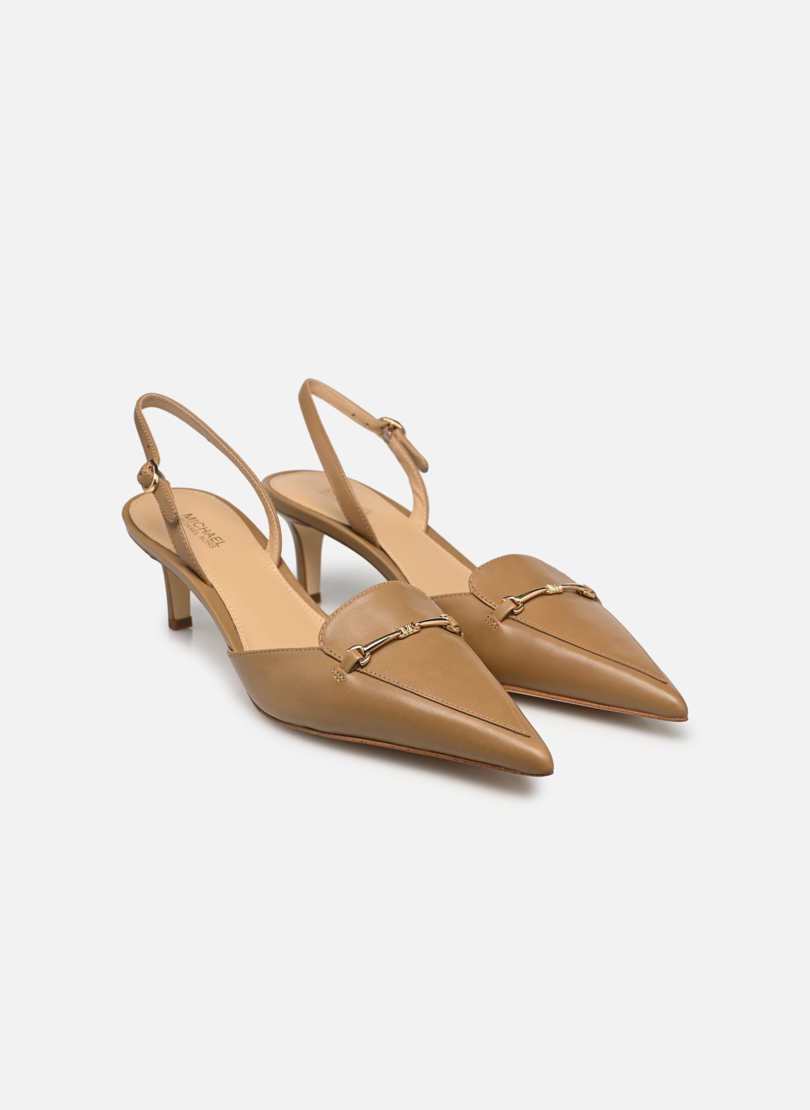 Décolleté con cinturino LENA SLING PUMP donna beige Michael Michael Kors Décolleté con cinturino LENA SLING PUMP donna beige HUSK
