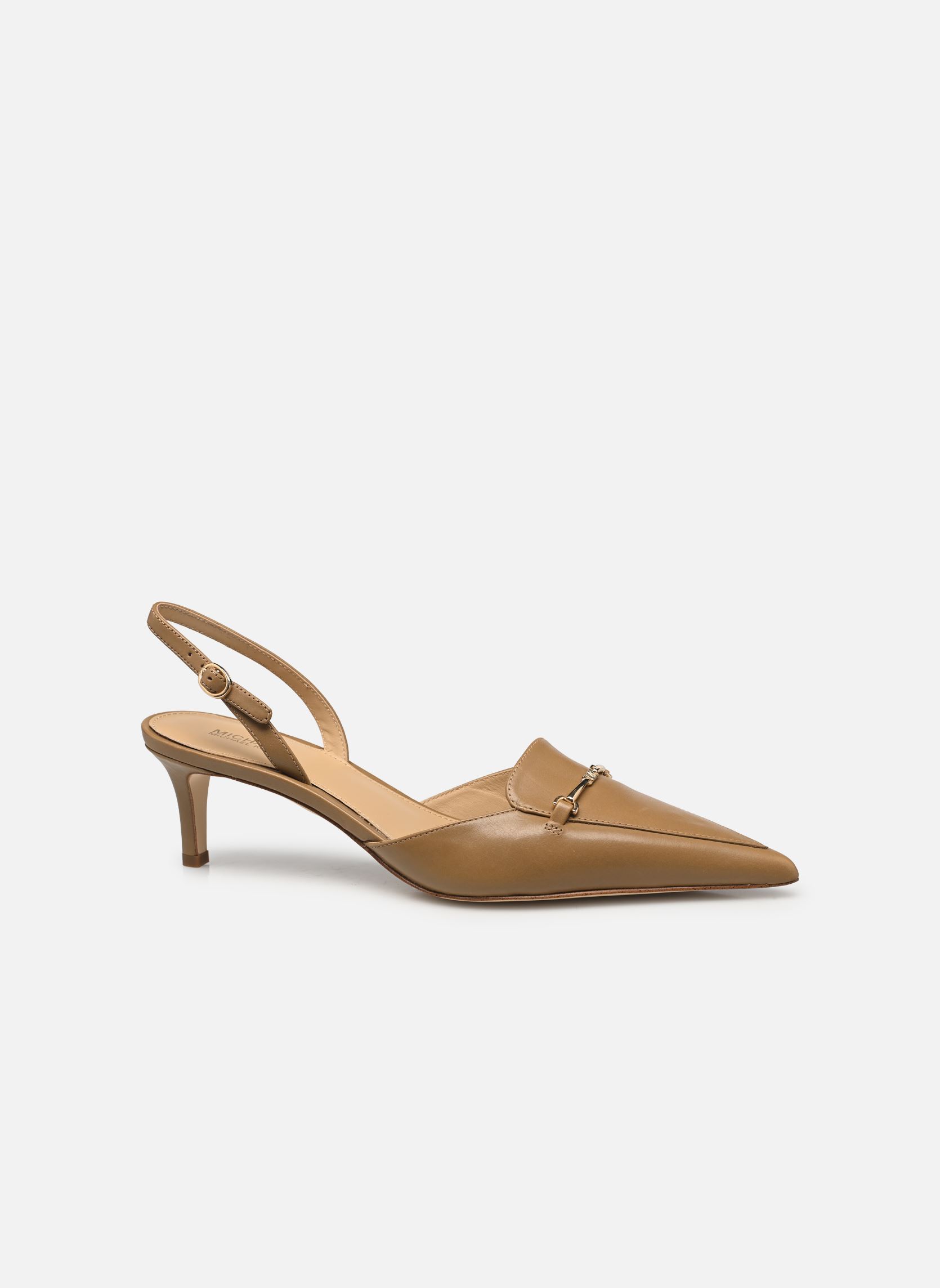 Décolleté con cinturino LENA SLING PUMP donna beige Michael Michael Kors Décolleté con cinturino LENA SLING PUMP donna beige HUSK