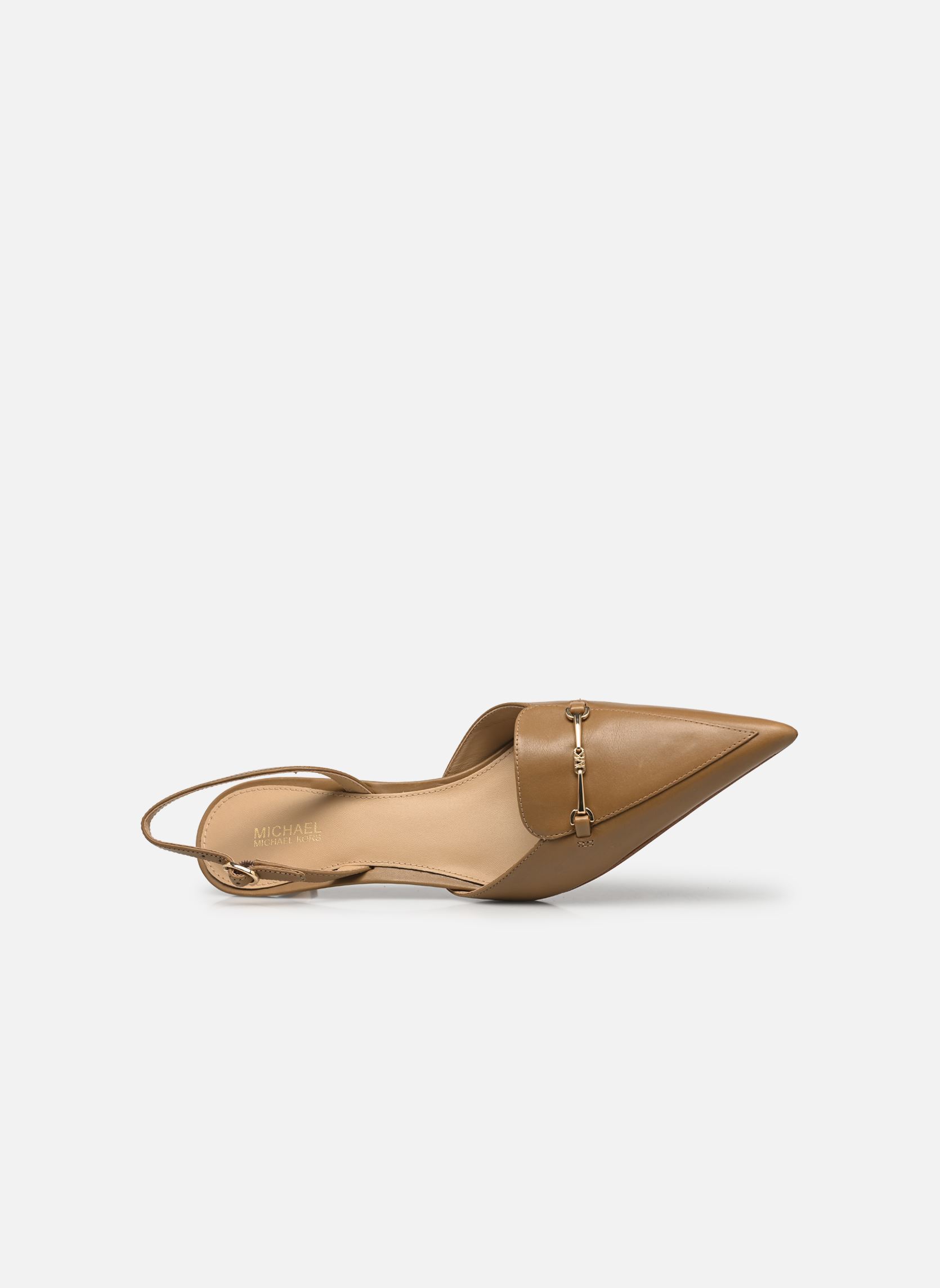 Décolleté con cinturino LENA SLING PUMP donna beige Michael Michael Kors Décolleté con cinturino LENA SLING PUMP donna beige HUSK