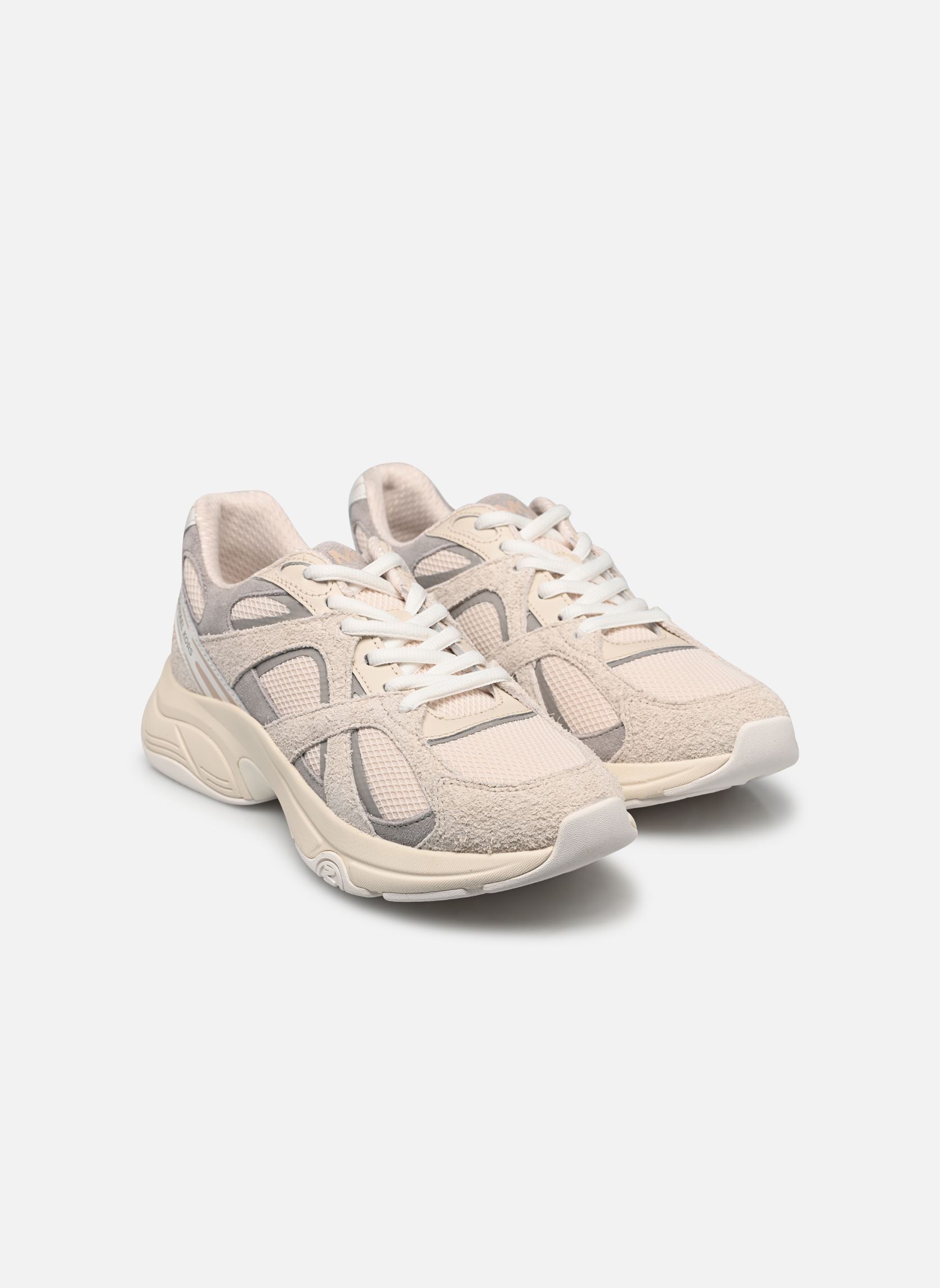 Baskets LEO TRAINER femme blanc Michael Michael Kors Baskets LEO TRAINER femme blanc LT CRM MULTI