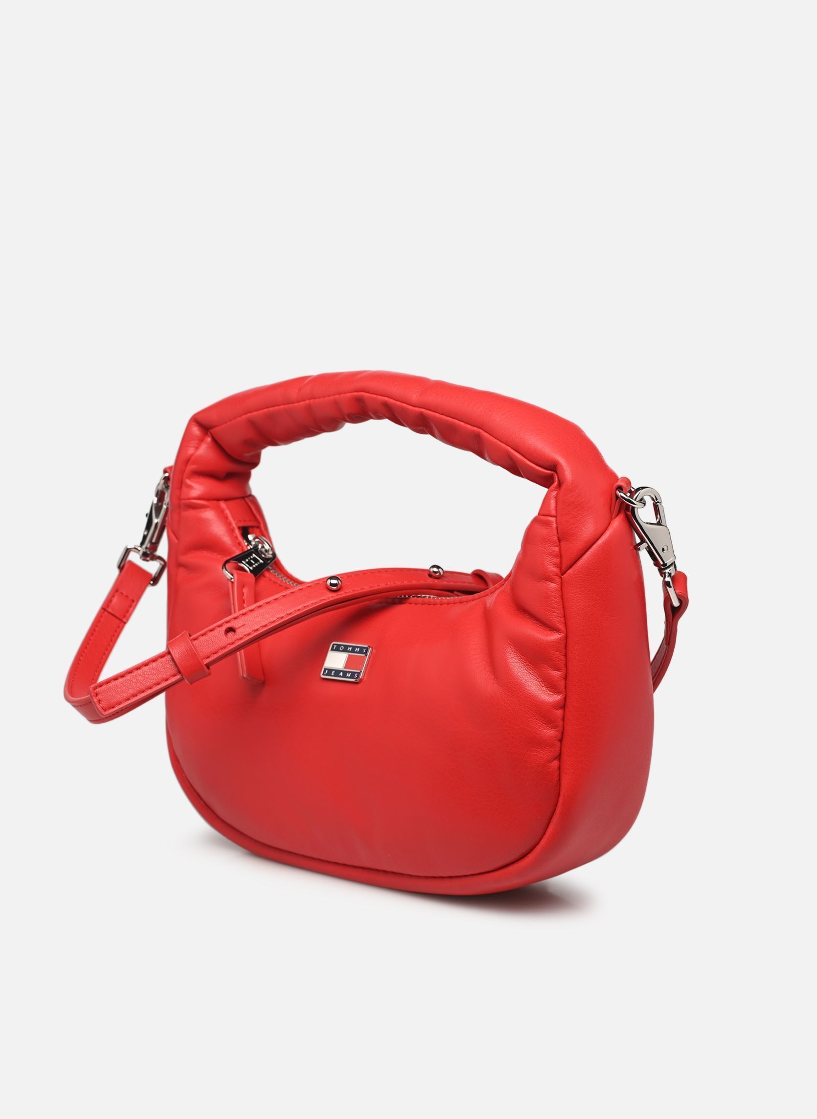 Sacs à main Tjw Pillow Mini Hobo femme rouge Tommy Jeans Sacs à main Tjw Pillow Mini Hobo femme rouge RED HOT