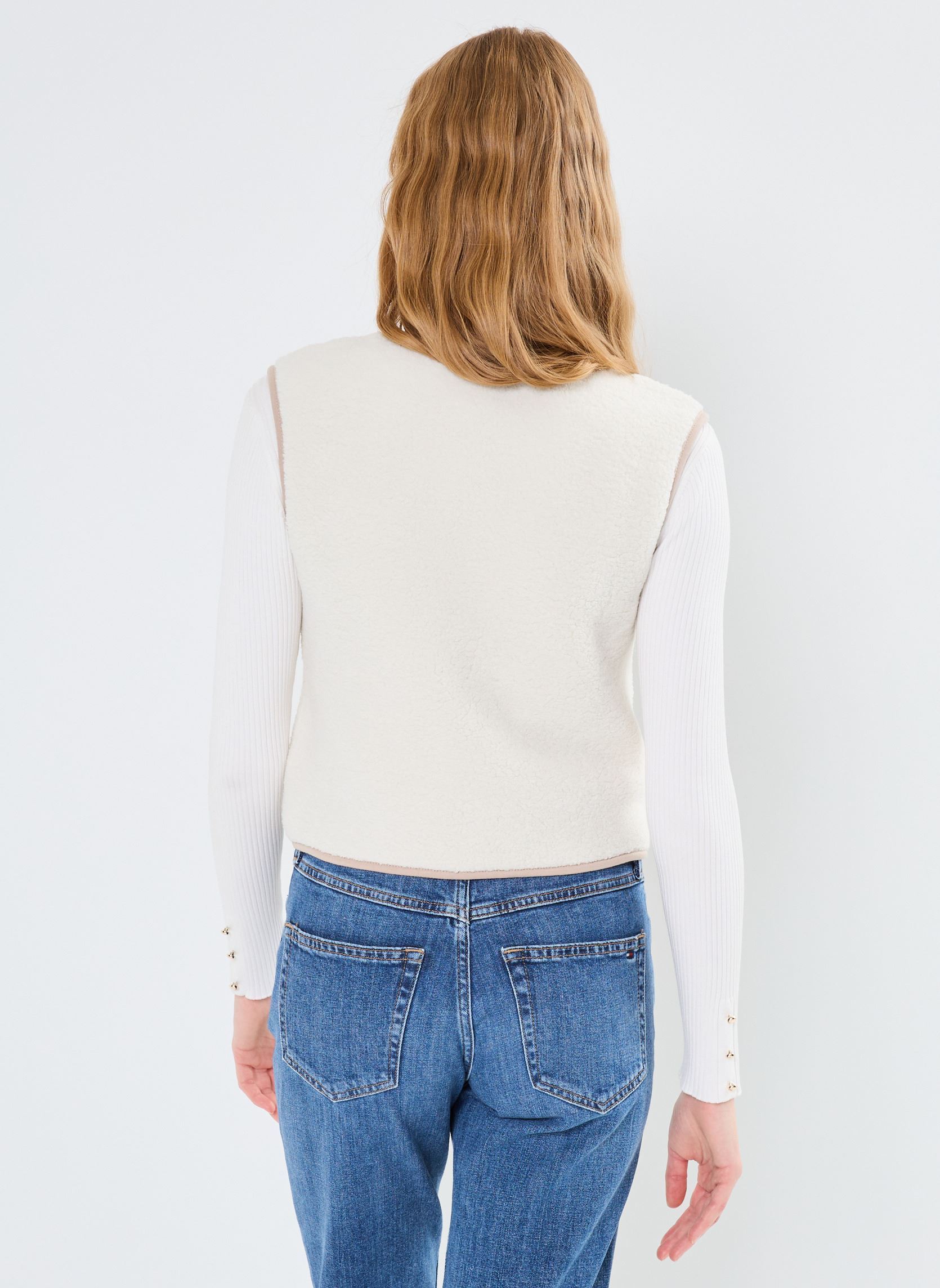 Gilets MSHERPA2 femme blanc MADE BY Gilets MSHERPA2 femme blanc ANTIQUE WHITE