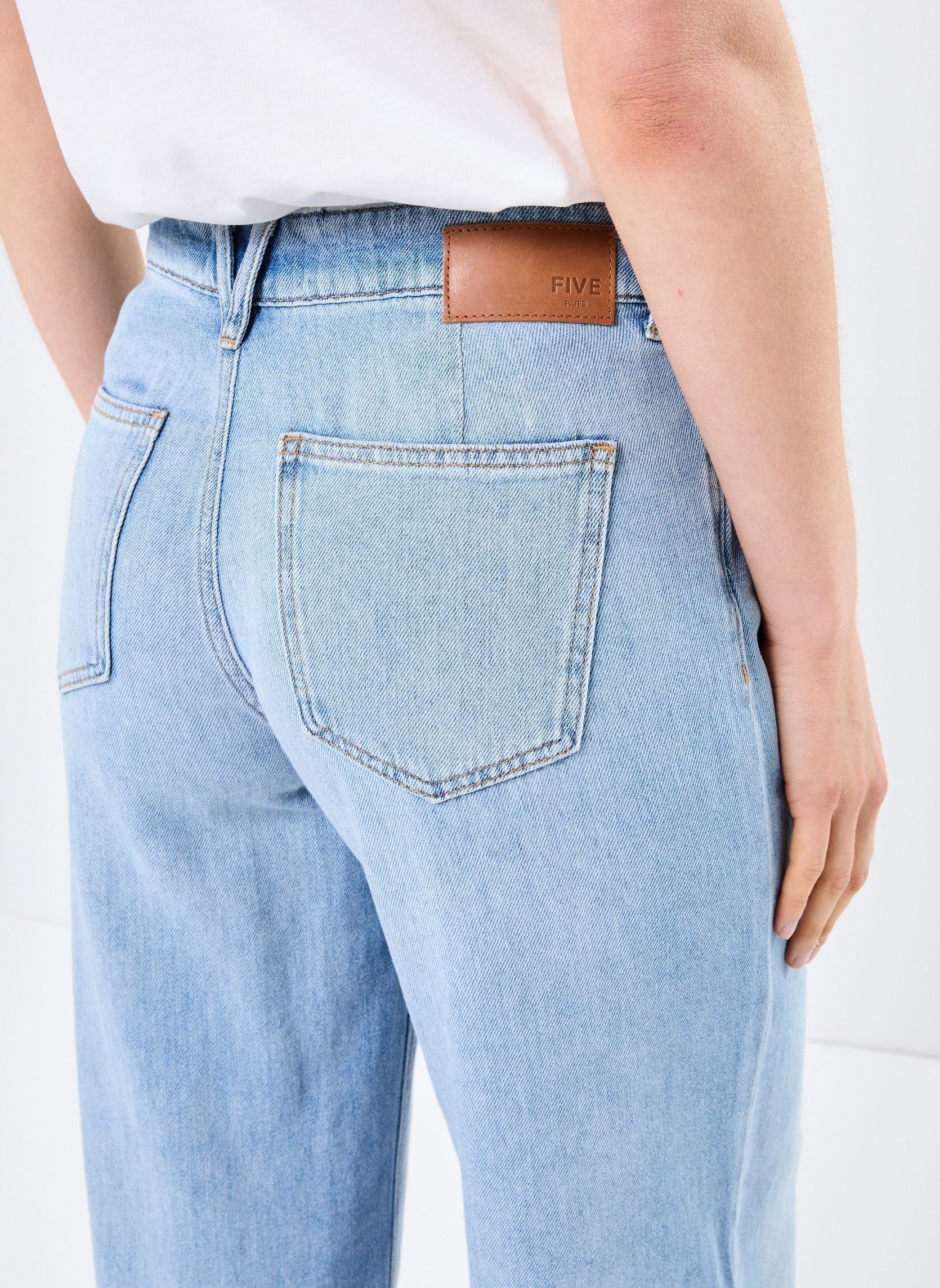 Wijde jeans / Flared Jeans 20508 JOAN JEANS dames blauw Five Jeans Wijde jeans / Flared Jeans 20508 JOAN JEANS dames blauw LIGHT BLUE