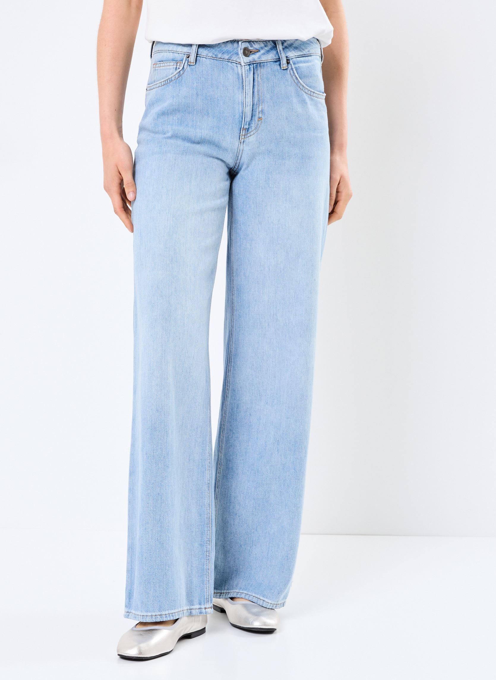 Wijde jeans / Flared Jeans 20508 JOAN JEANS dames blauw Five Jeans Wijde jeans / Flared Jeans 20508 JOAN JEANS dames blauw LIGHT BLUE