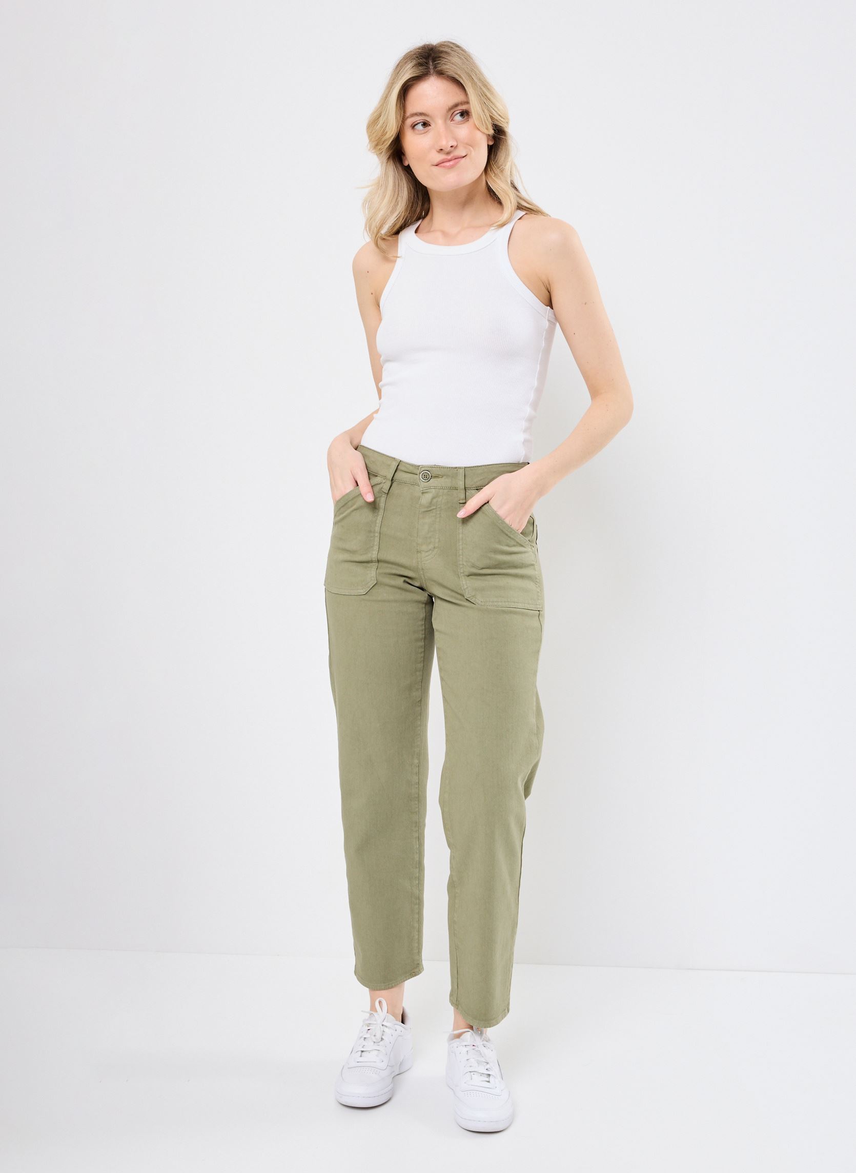 Pantaloni dritti 27177 LOURDES PANTALON donna verde Five Jeans Pantaloni dritti 27177 LOURDES PANTALON donna verde SAUGE