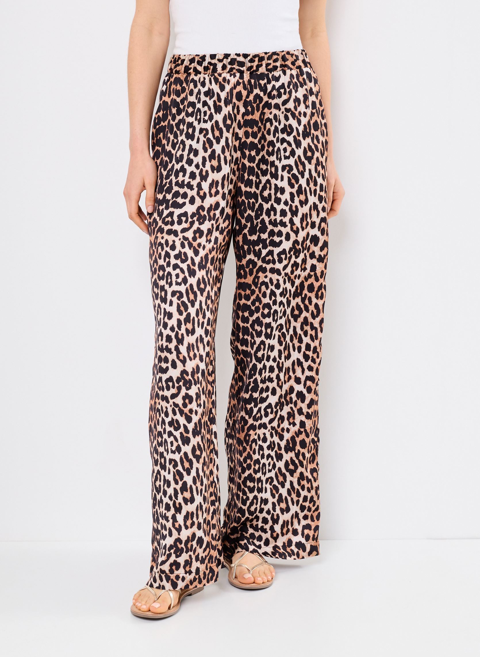 Pantalones anchos 52434 PATRICIA PANTALON mujer marrón Five Jeans Pantalones anchos 52434 PATRICIA PANTALON mujer marrón LEOPARD