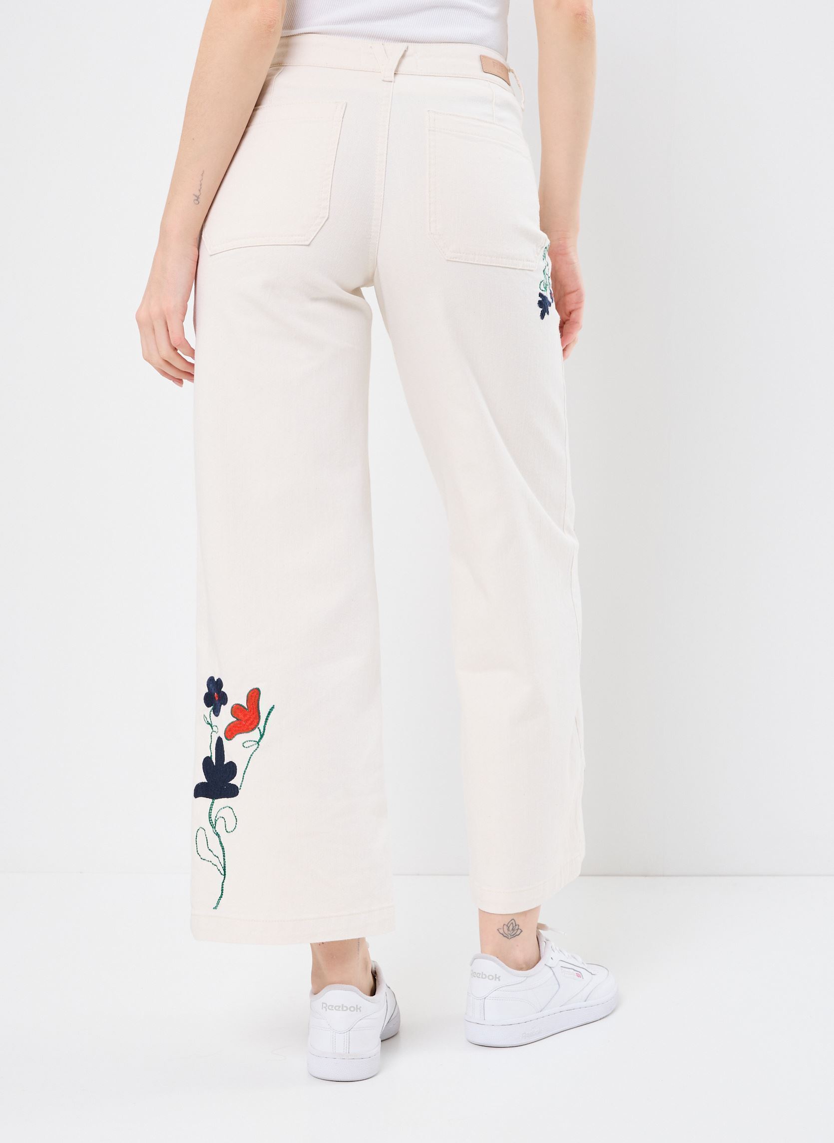 Pantalons larges 53364 LUCIA PANTALON femme blanc Five Jeans Pantalons larges 53364 LUCIA PANTALON femme blanc MERINGUE
