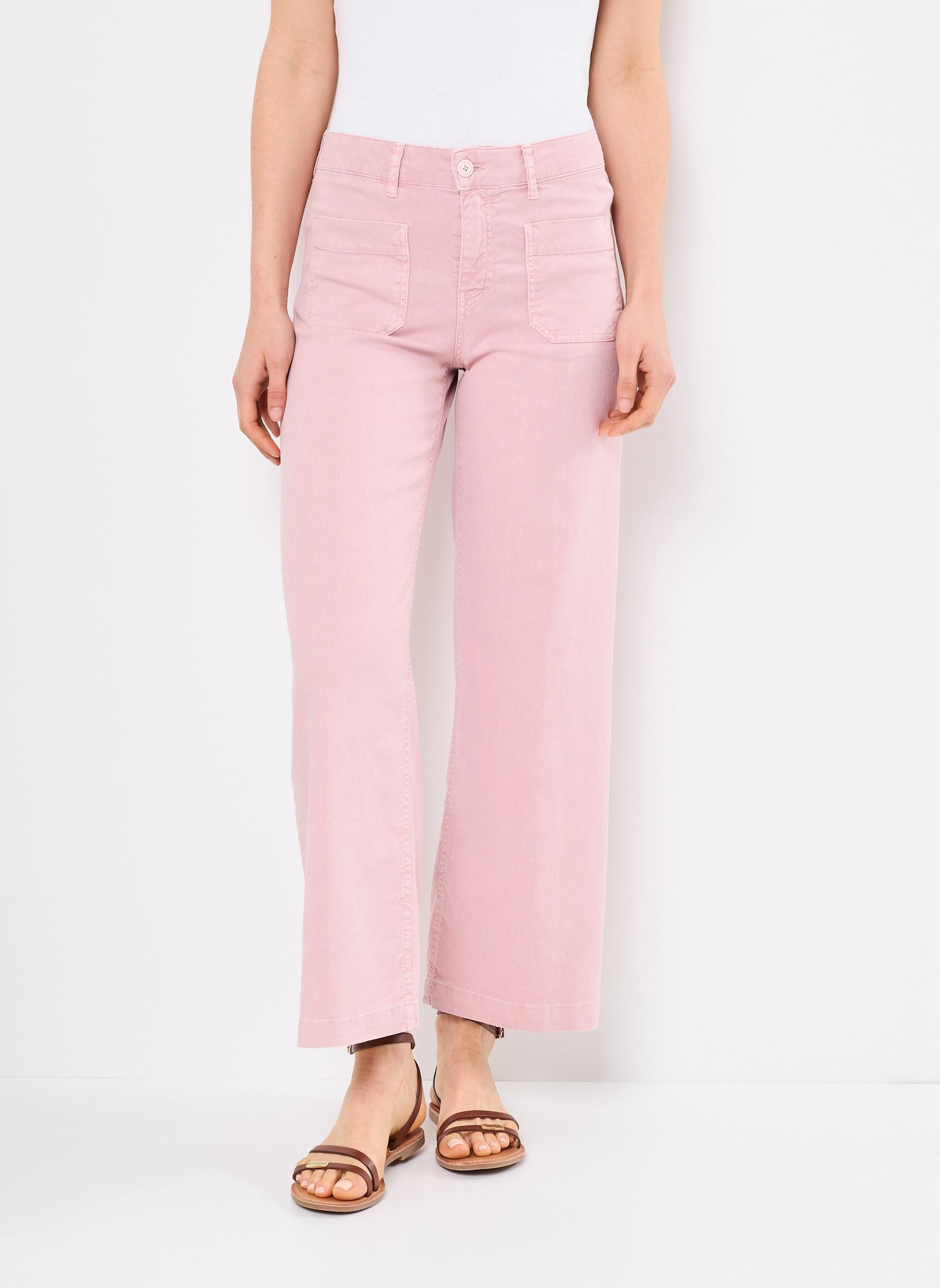 Pantalons larges 53839 LUCIA PANTALON femme rose Five Jeans Pantalons larges 53839 LUCIA PANTALON femme rose OLD PINK