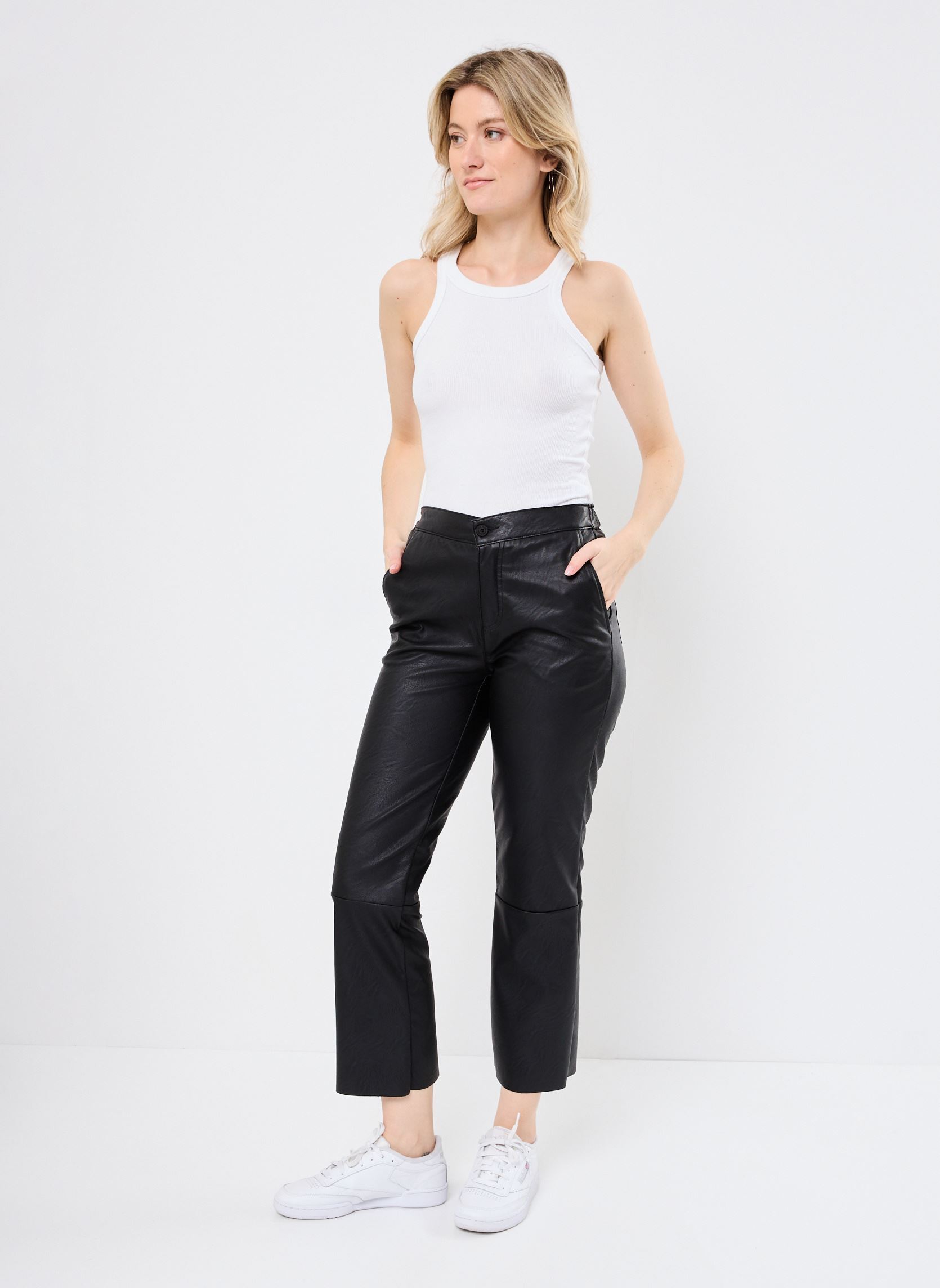 Pantalons droit 54848 S MEGHAN PANTALON femme noir Five Jeans Pantalons droit 54848 S MEGHAN PANTALON femme noir NIGHT