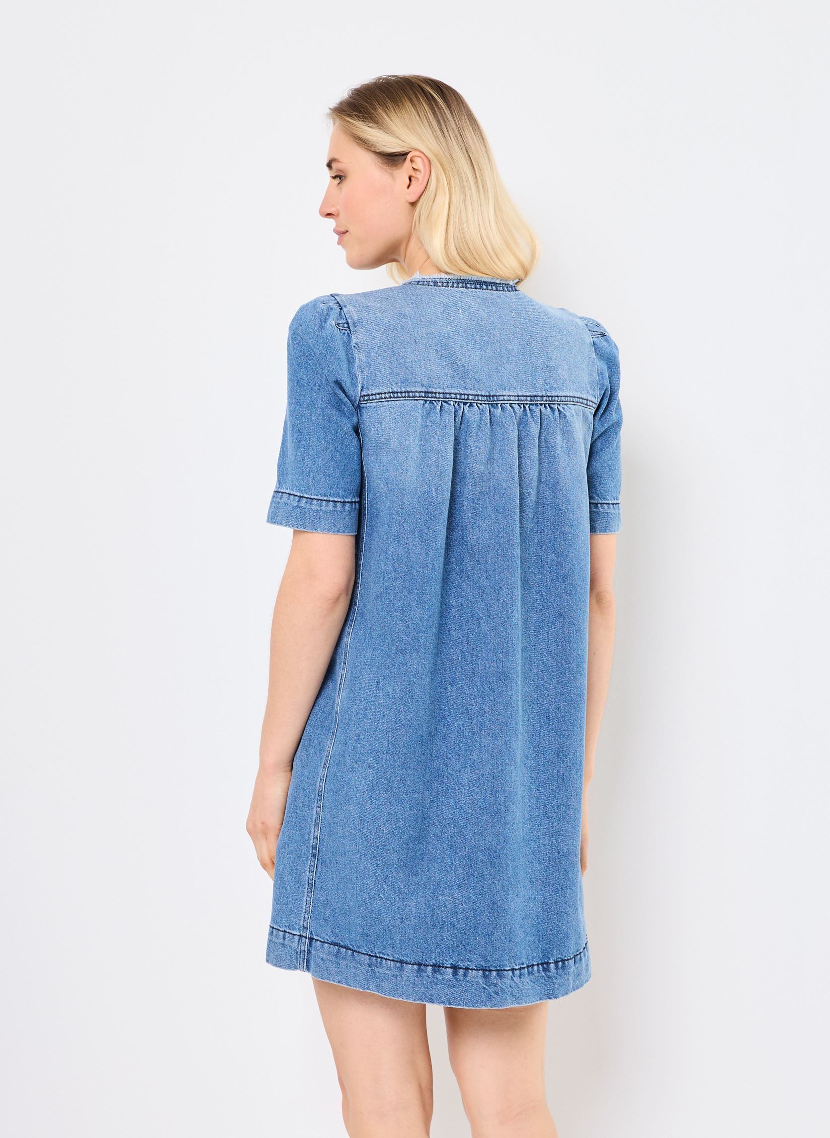 Robes 62688 ROSALIA ROBE femme bleu Five Jeans Robes 62688 ROSALIA ROBE femme bleu MEDIUM BLUE