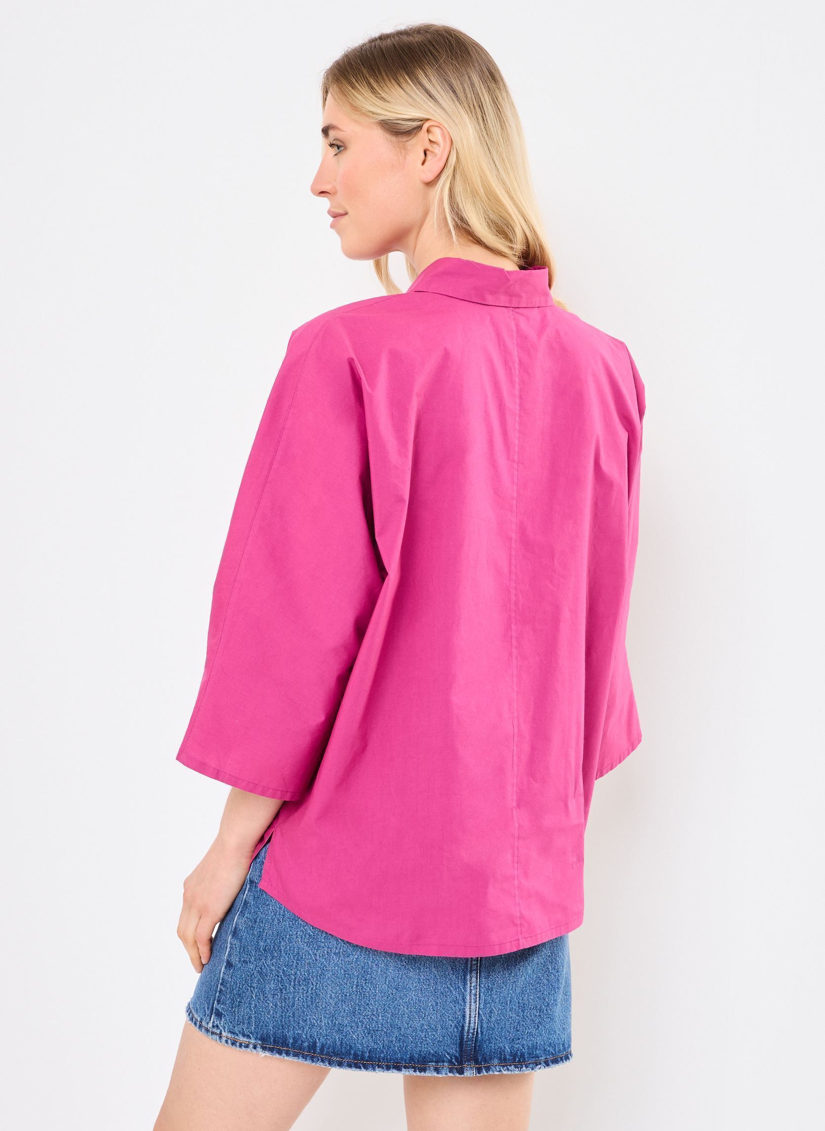 Blouses manches courtes 70931 CHARLINE CHEMISE femme rose Five Jeans Blouses manches courtes 70931 CHARLINE CHEMISE femme rose GLYCINE