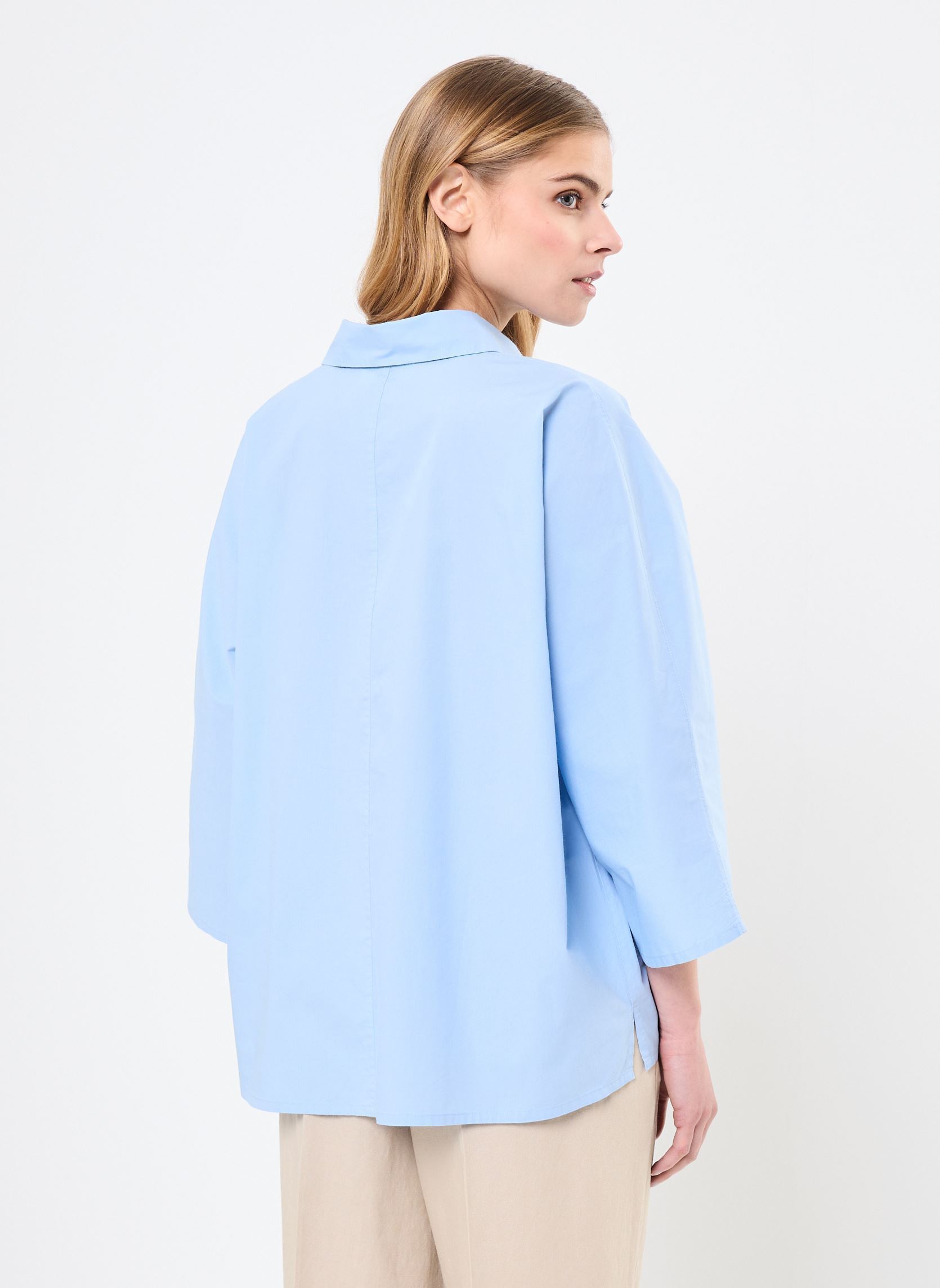 Blouses manches courtes 70931 CHARLINE CHEMISE femme bleu Five Jeans Blouses manches courtes 70931 CHARLINE CHEMISE femme bleu SKY