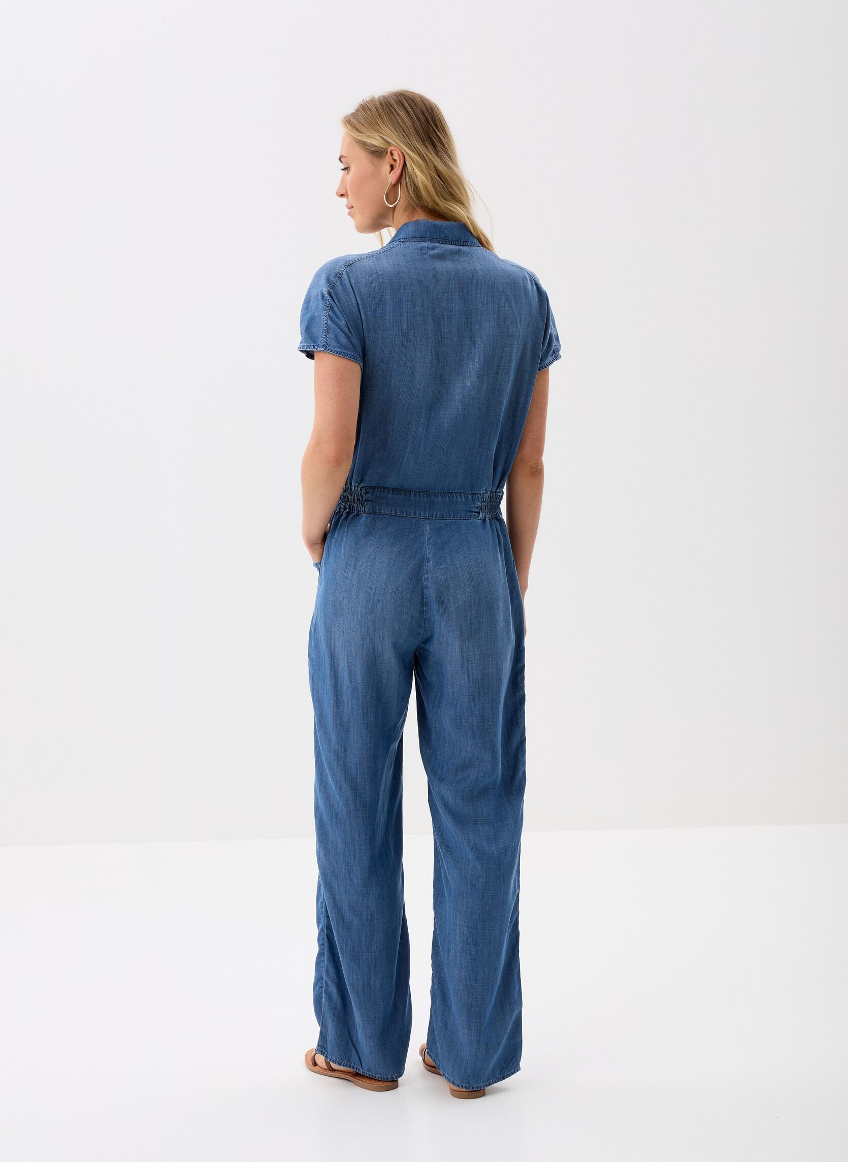 Combinaisons pantalon 90698 ENOLA COMBINAISON femme bleu Five Jeans Combinaisons pantalon 90698 ENOLA COMBINAISON femme bleu MEDIUM BLUE