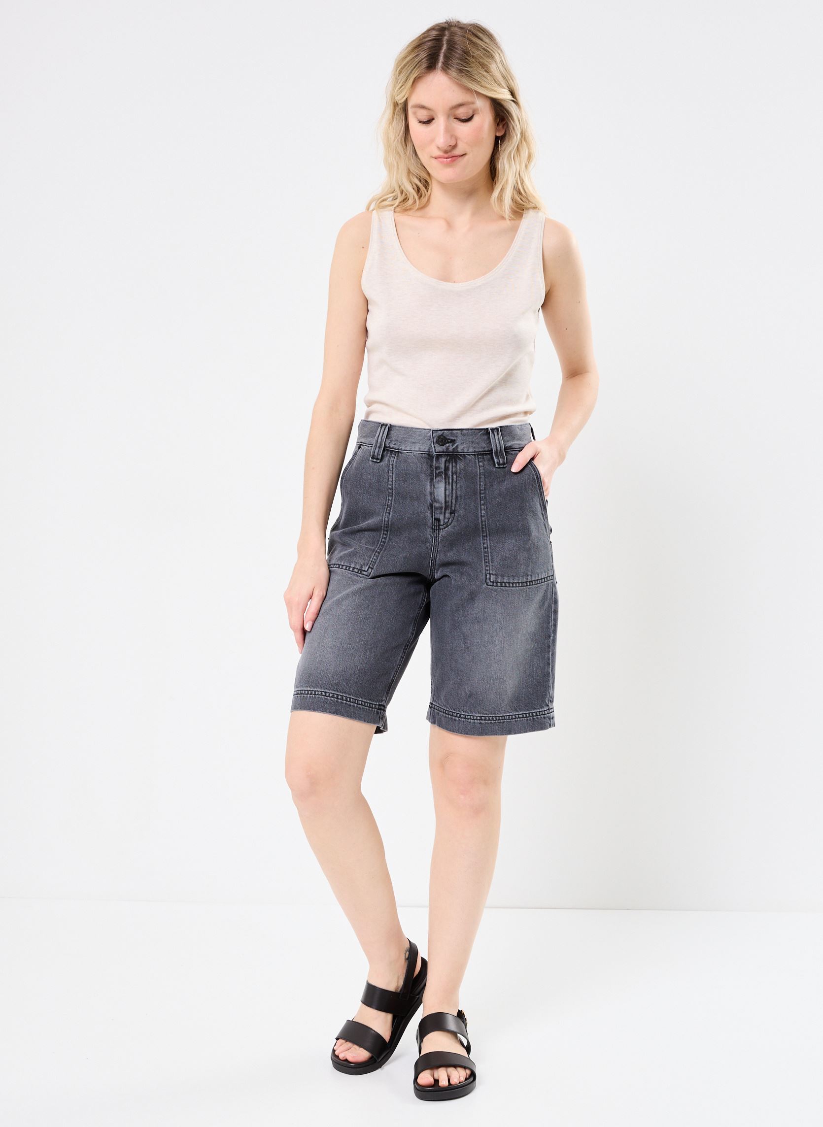 Pantaloncini 97667 SIDONIE SHORT donna grigio Five Jeans Pantaloncini 97667 SIDONIE SHORT donna grigio GREY