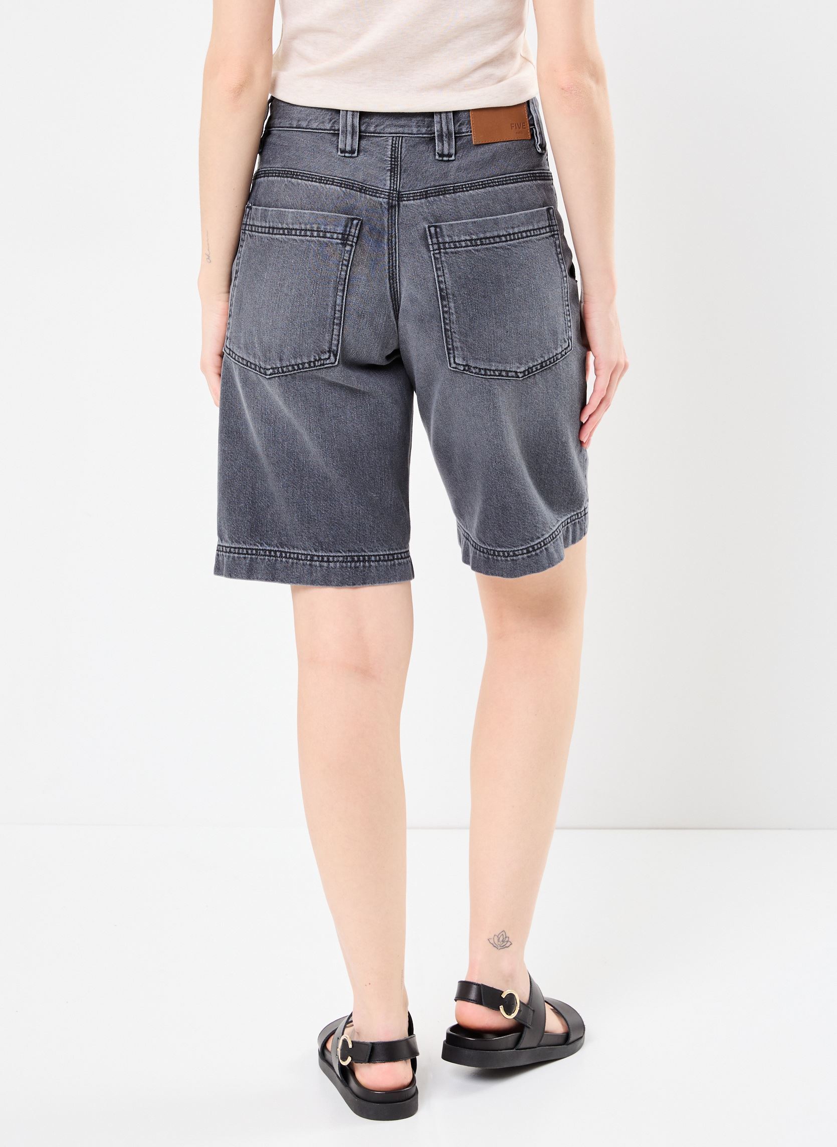 Pantaloncini 97667 SIDONIE SHORT donna grigio Five Jeans Pantaloncini 97667 SIDONIE SHORT donna grigio GREY