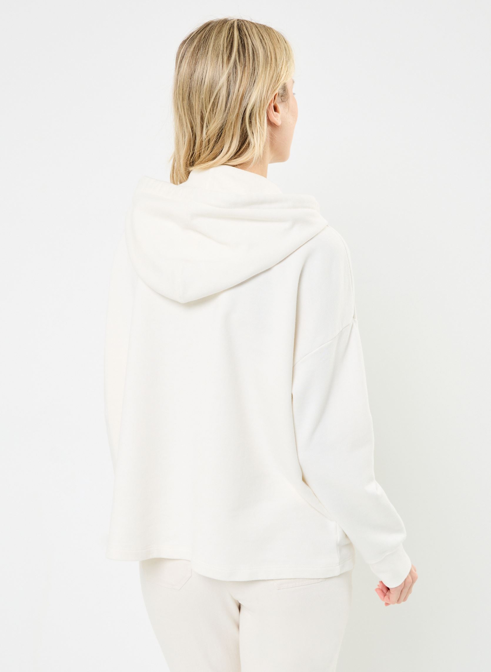 Sweats à capuche SWE2510 SWEAT femme blanc Five Jeans Sweats à capuche SWE2510 SWEAT femme blanc MERINGUE