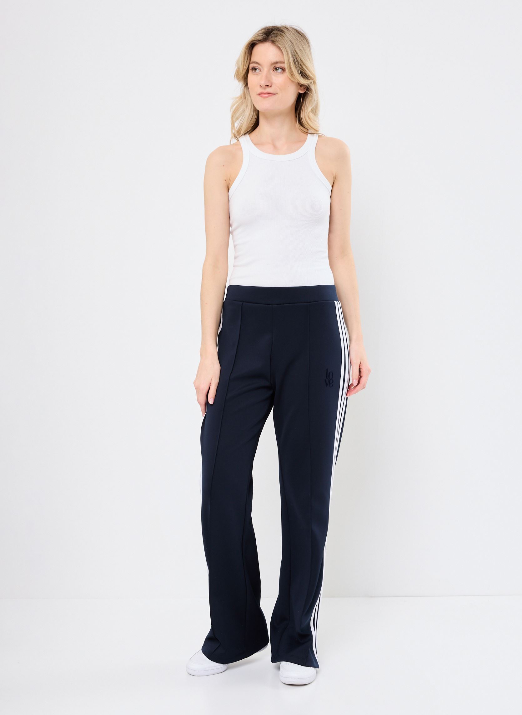 Trainingsbroeken SWE2518 JOGGING dames blauw Five Jeans Trainingsbroeken SWE2518 JOGGING dames blauw NAVY - WHITE