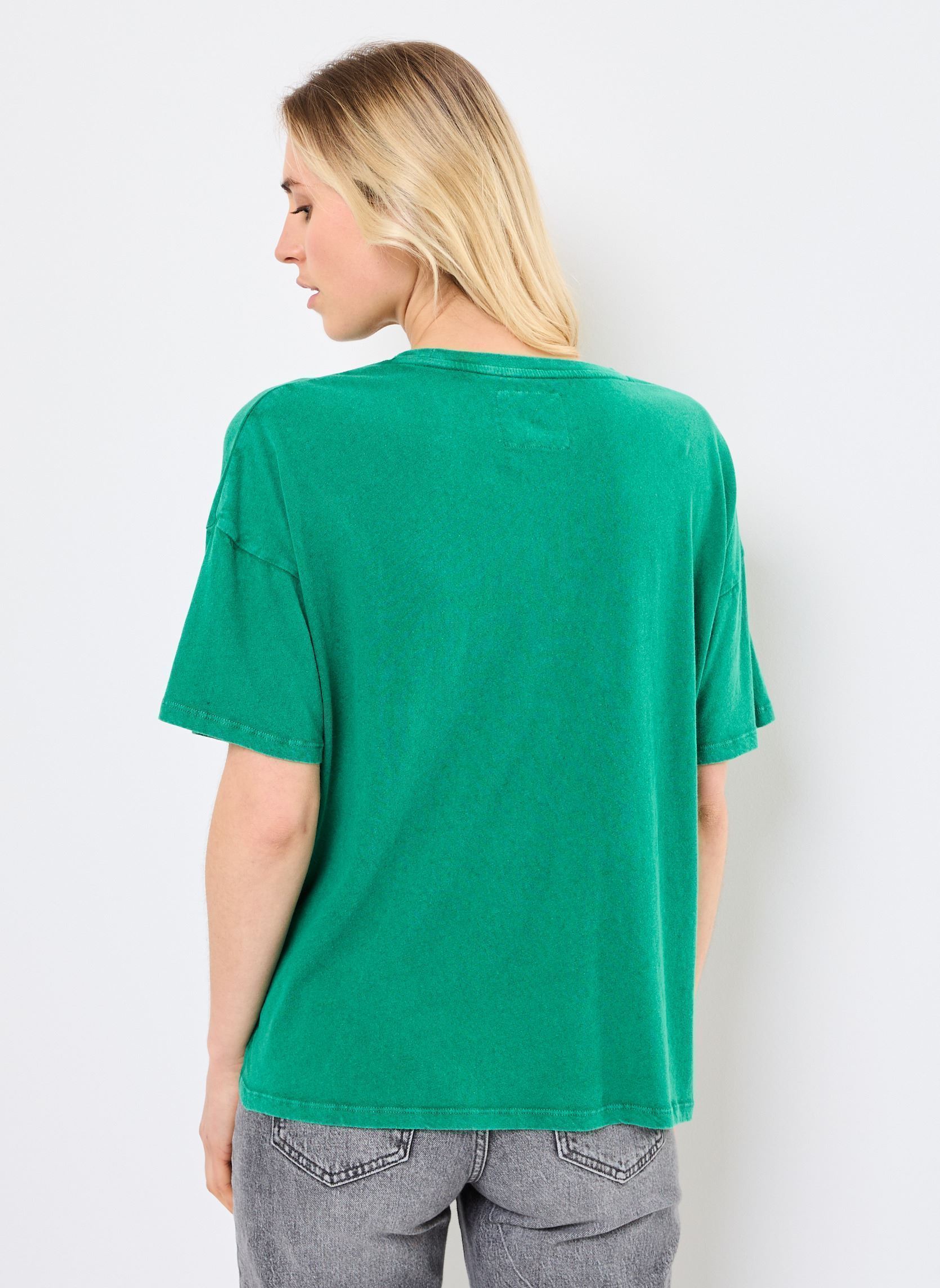 Kurzarm-T-Shirts TSE2528 TEE SHIRT damen grün Five Jeans Kurzarm-T-Shirts TSE2528 TEE SHIRT damen grün MINT-IMPERIAL