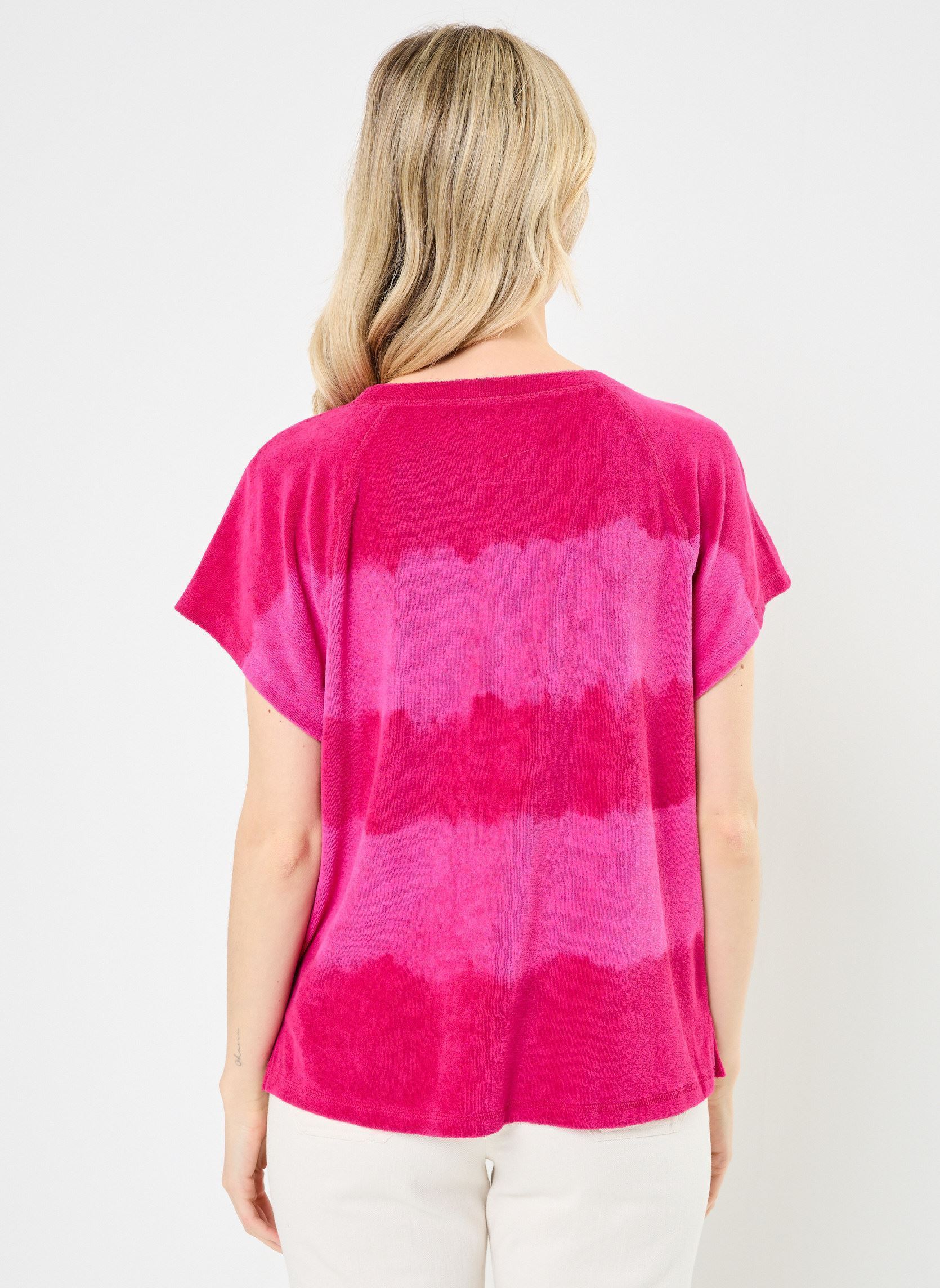 Tee-shirts manches courtes TSE2539 TEE SHIRT femme violet Five Jeans Tee-shirts manches courtes TSE2539 TEE SHIRT femme violet GLYCINE