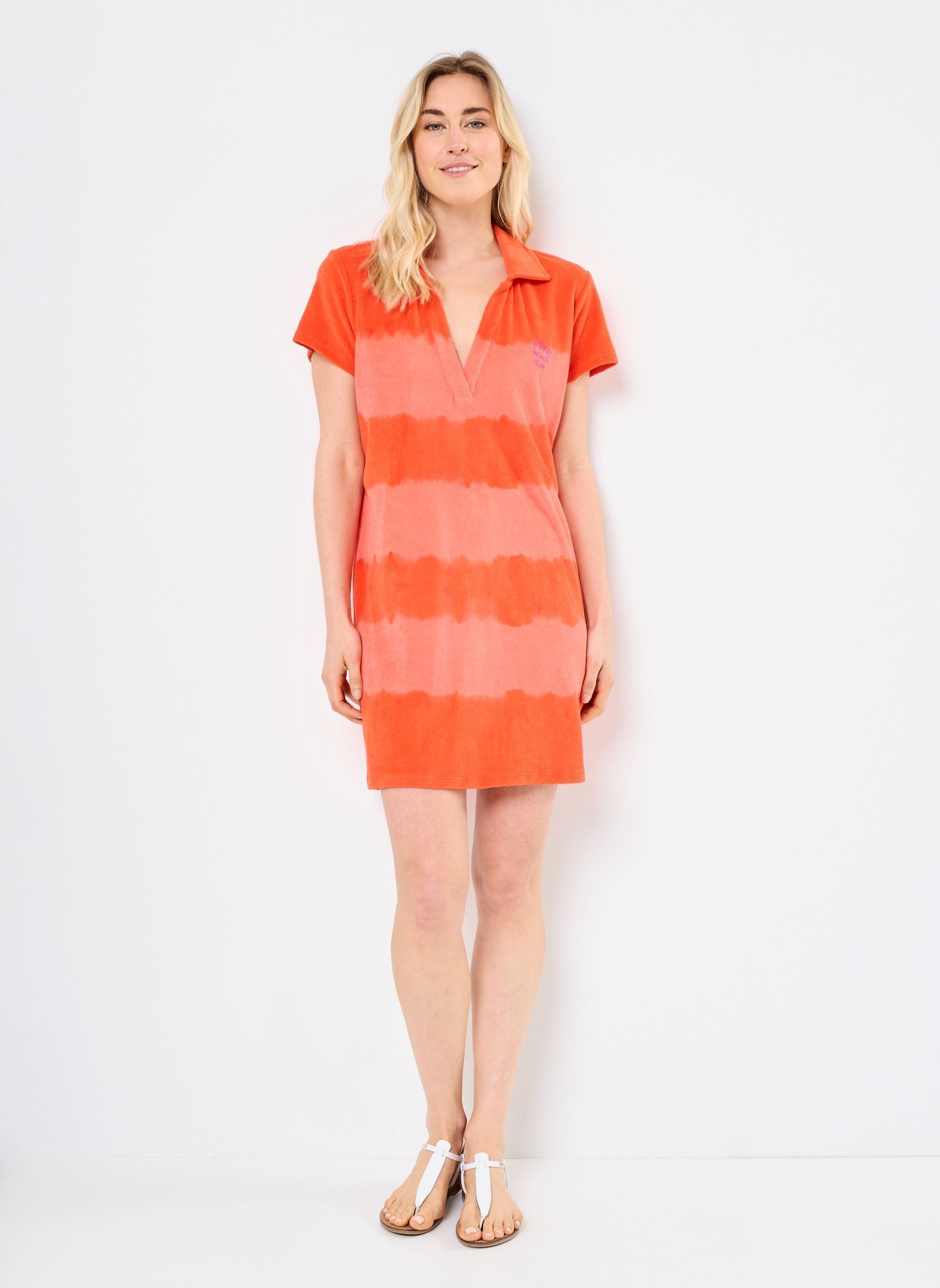 Robes TSE2540 ROBE femme orange Five Jeans Robes TSE2540 ROBE femme orange CORAL