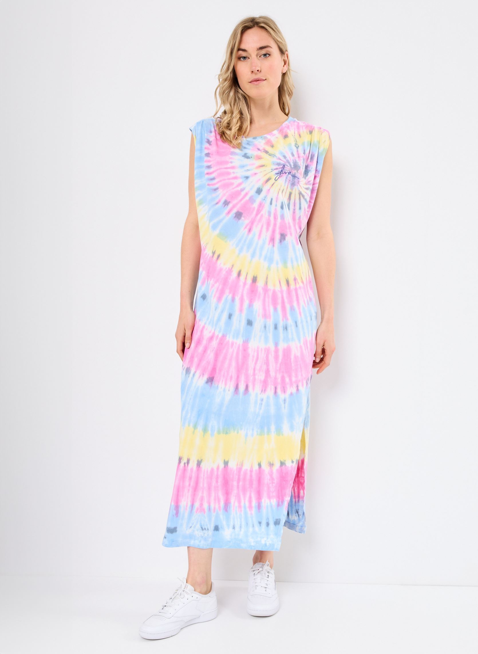 Robes longues TSE2555 ROBE femme multicolore Five Jeans Robes longues TSE2555 ROBE femme multicolore LEMON