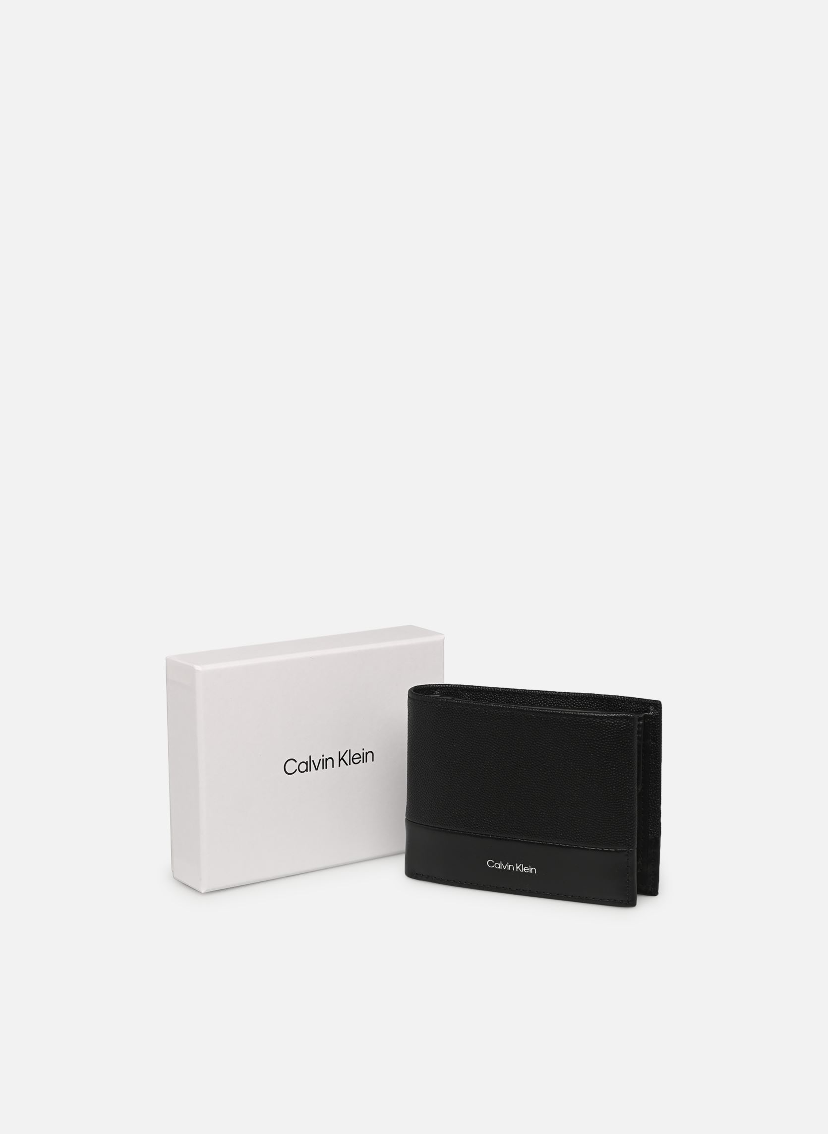 Portafogli Ck Must Trifold 10Cc uomo nero Calvin Klein Portafogli Ck Must Trifold 10Cc uomo nero BLACK CAVIAR GRAIN/SMOOTH
