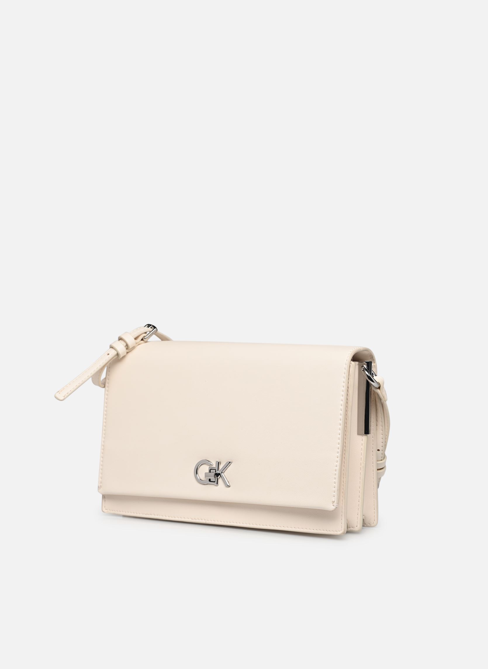 Sacs bandoulière Ck Elongated Shoulde femme blanc Calvin Klein Sacs bandoulière Ck Elongated Shoulde femme blanc SEA SALT