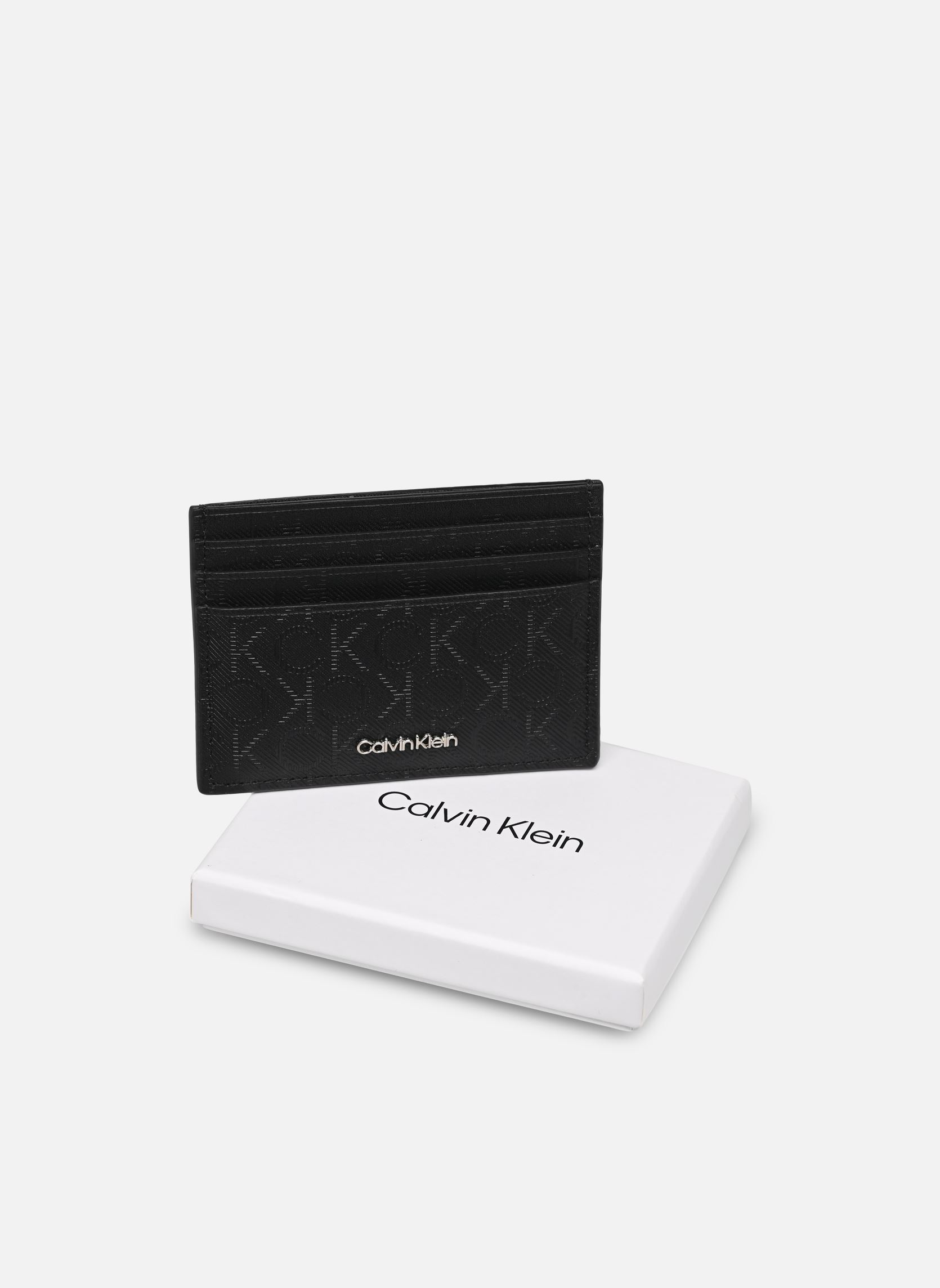Porta carte di credito Ck Must Mono Cardhol uomo nero Calvin Klein Porta carte di credito Ck Must Mono Cardhol uomo nero TWILL MONO BLACK