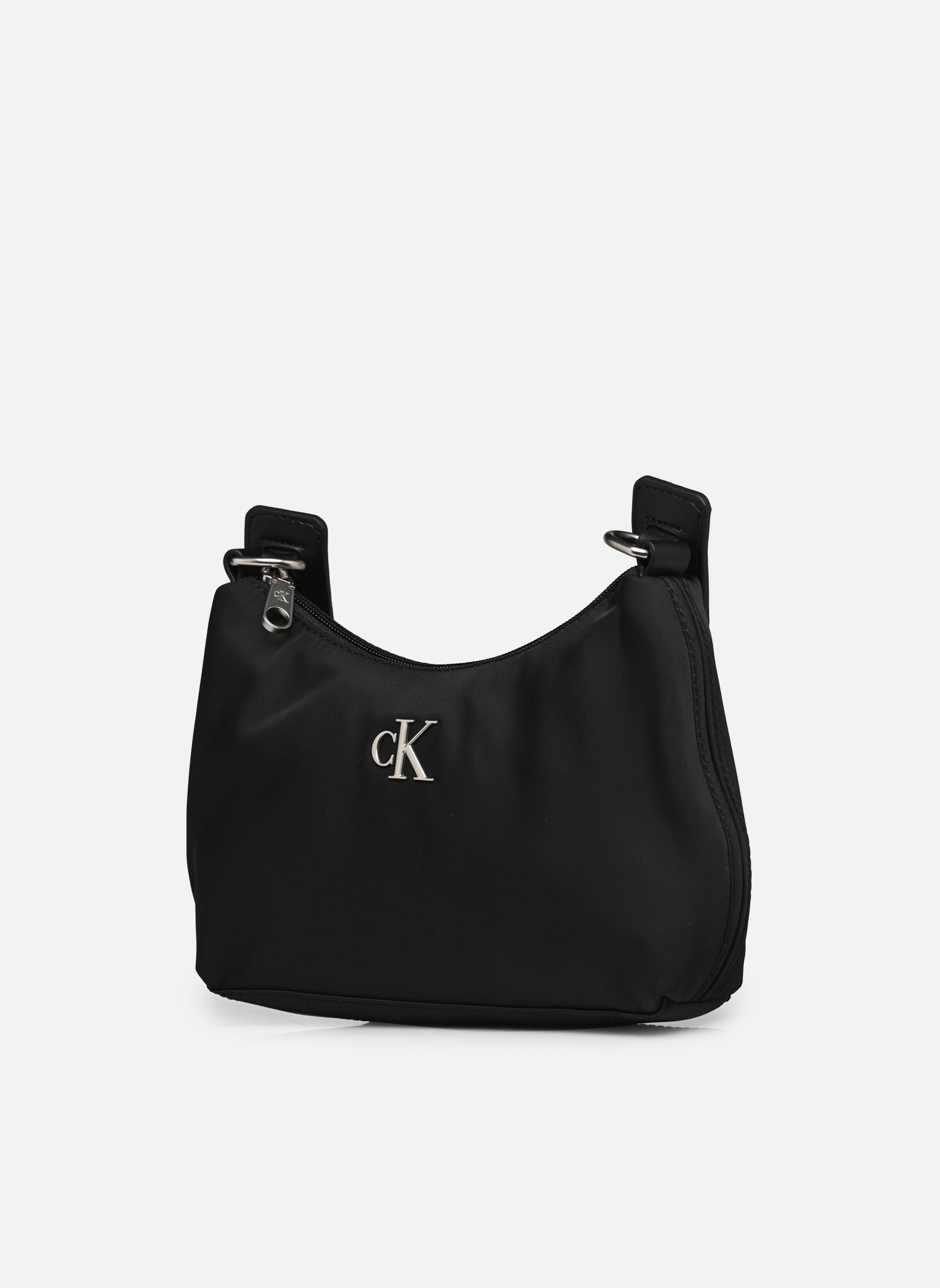 Borse a tracolla Sleek Nylon Shoulder donna nero Calvin Klein Borse a tracolla Sleek Nylon Shoulder donna nero BLACK
