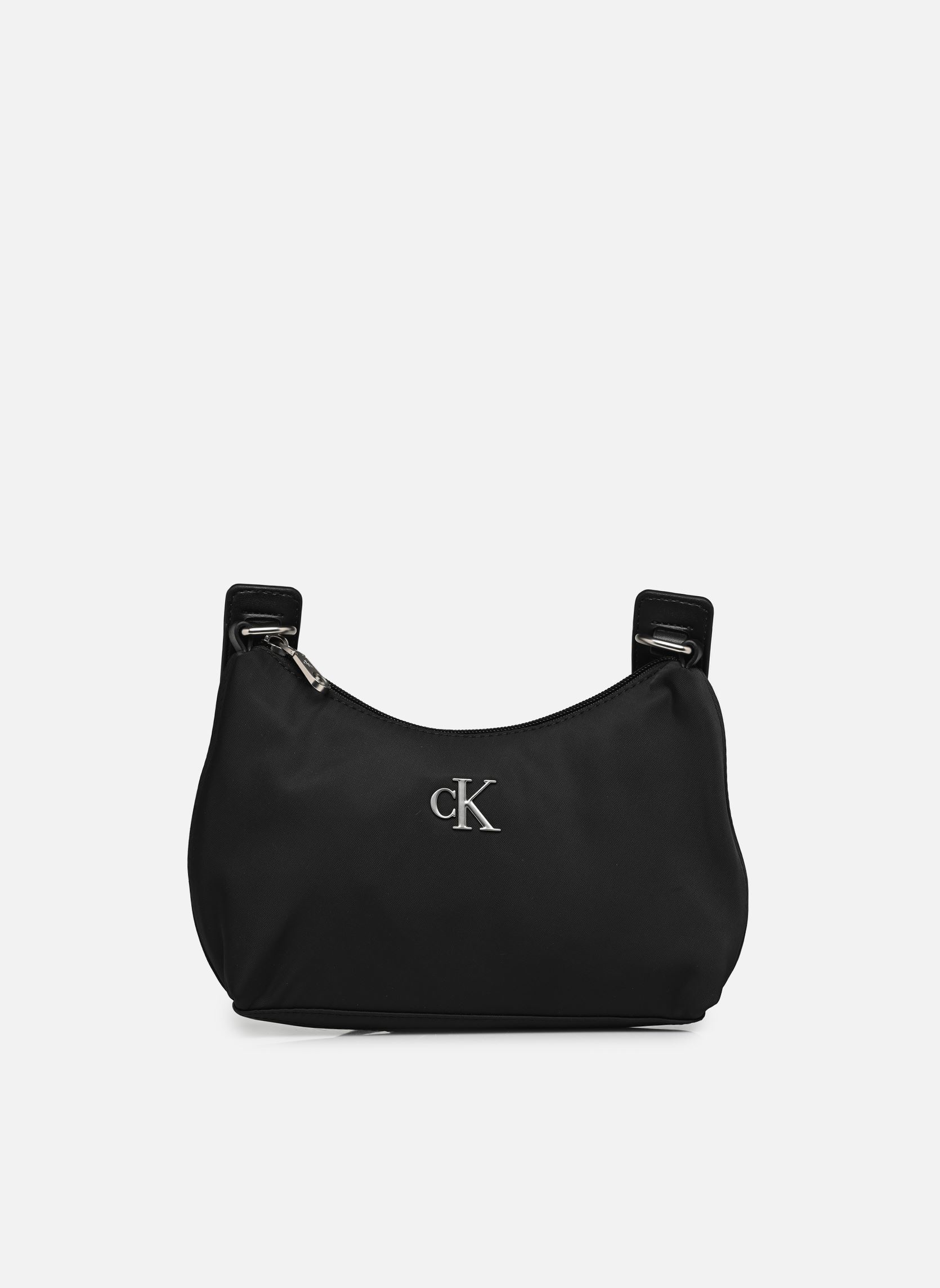Borse a tracolla Sleek Nylon Shoulder donna nero Calvin Klein Borse a tracolla Sleek Nylon Shoulder donna nero BLACK
