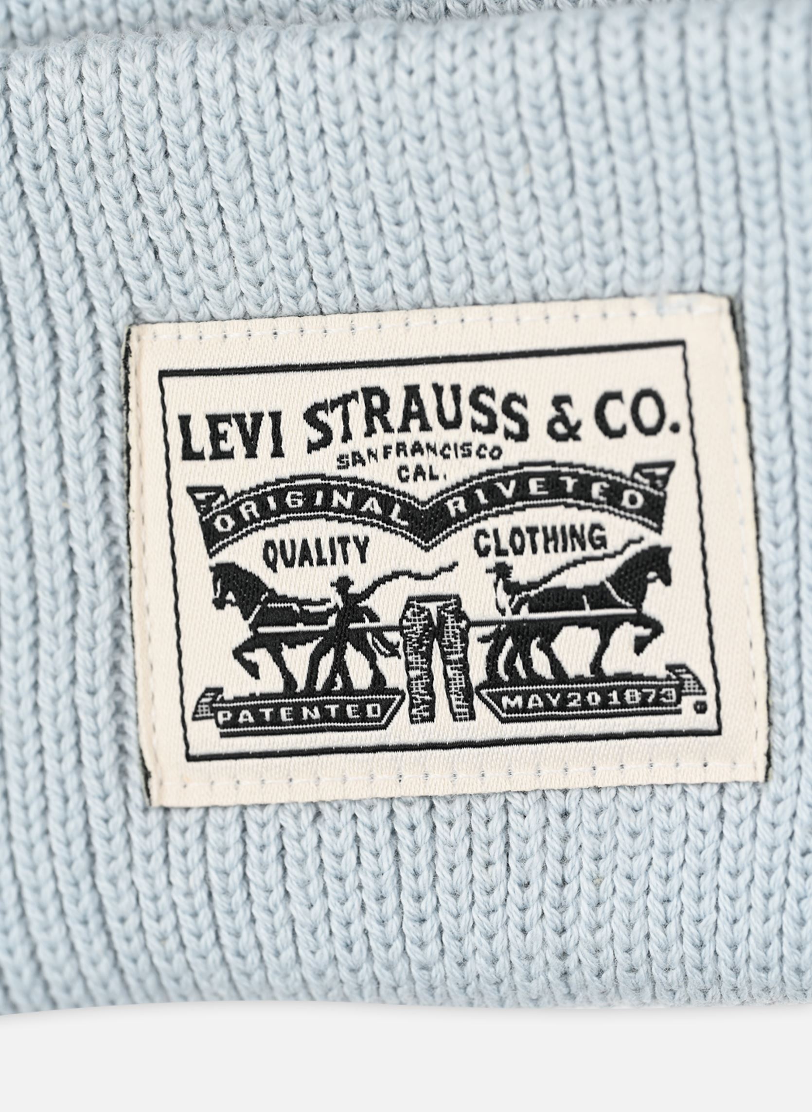 Bonnets Bonnet - WOMEN'S BACKPATCH BEANIE homme bleu Levi's Bonnets Bonnet - WOMEN'S BACKPATCH BEANIE homme bleu Light blue