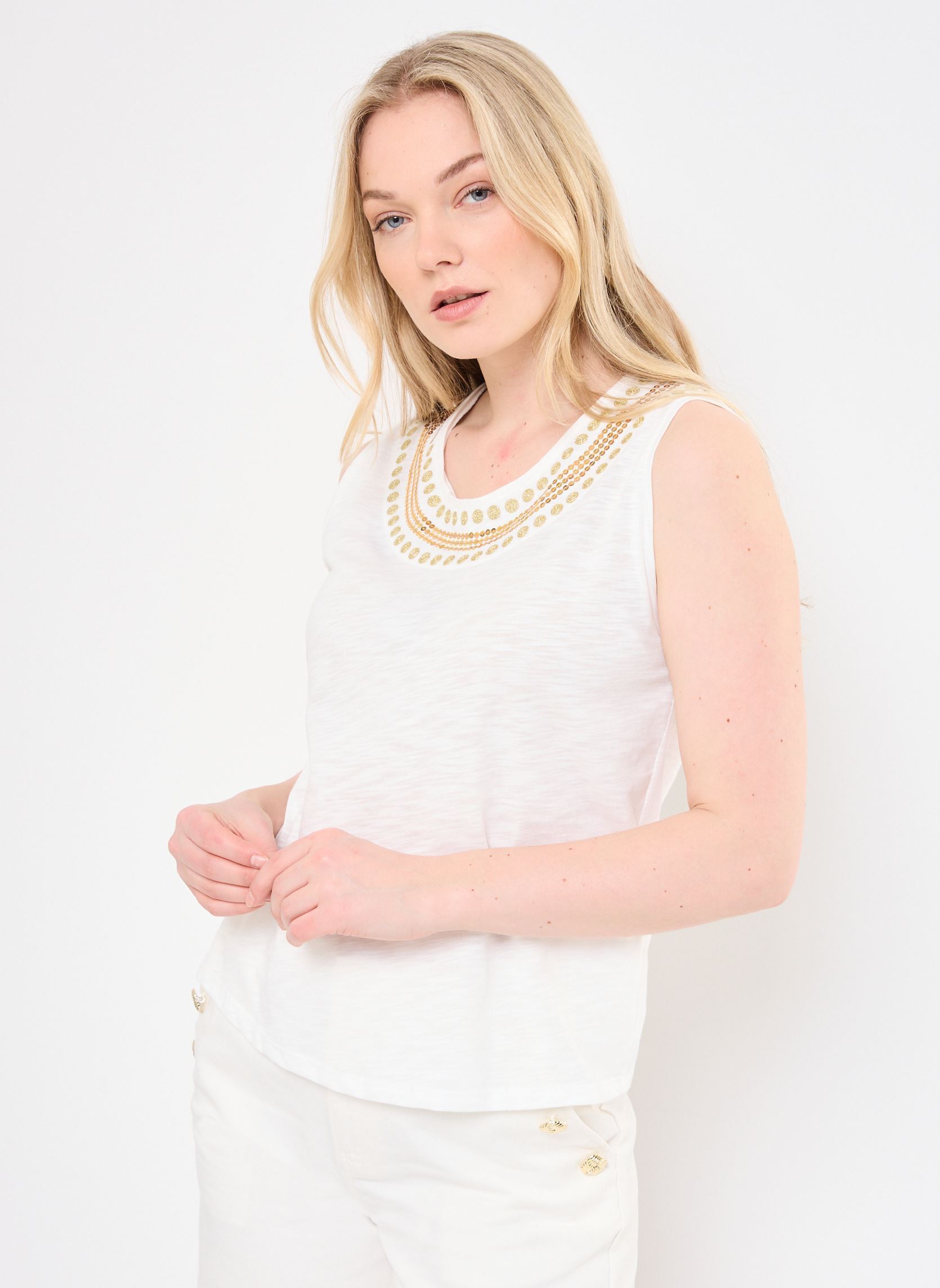 Hemdjes ALIX dames wit Wild Hemdjes ALIX dames wit Blanc