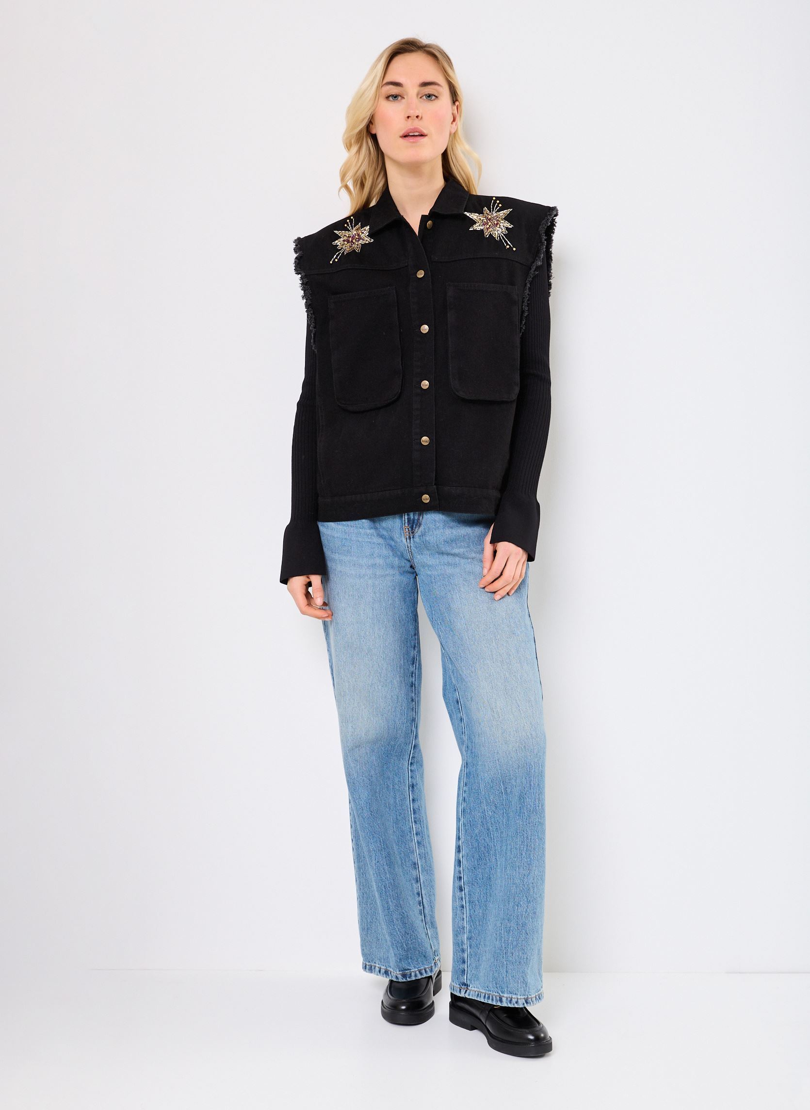 Westen ALMA damen schwarz Wild Westen ALMA damen schwarz NOIR