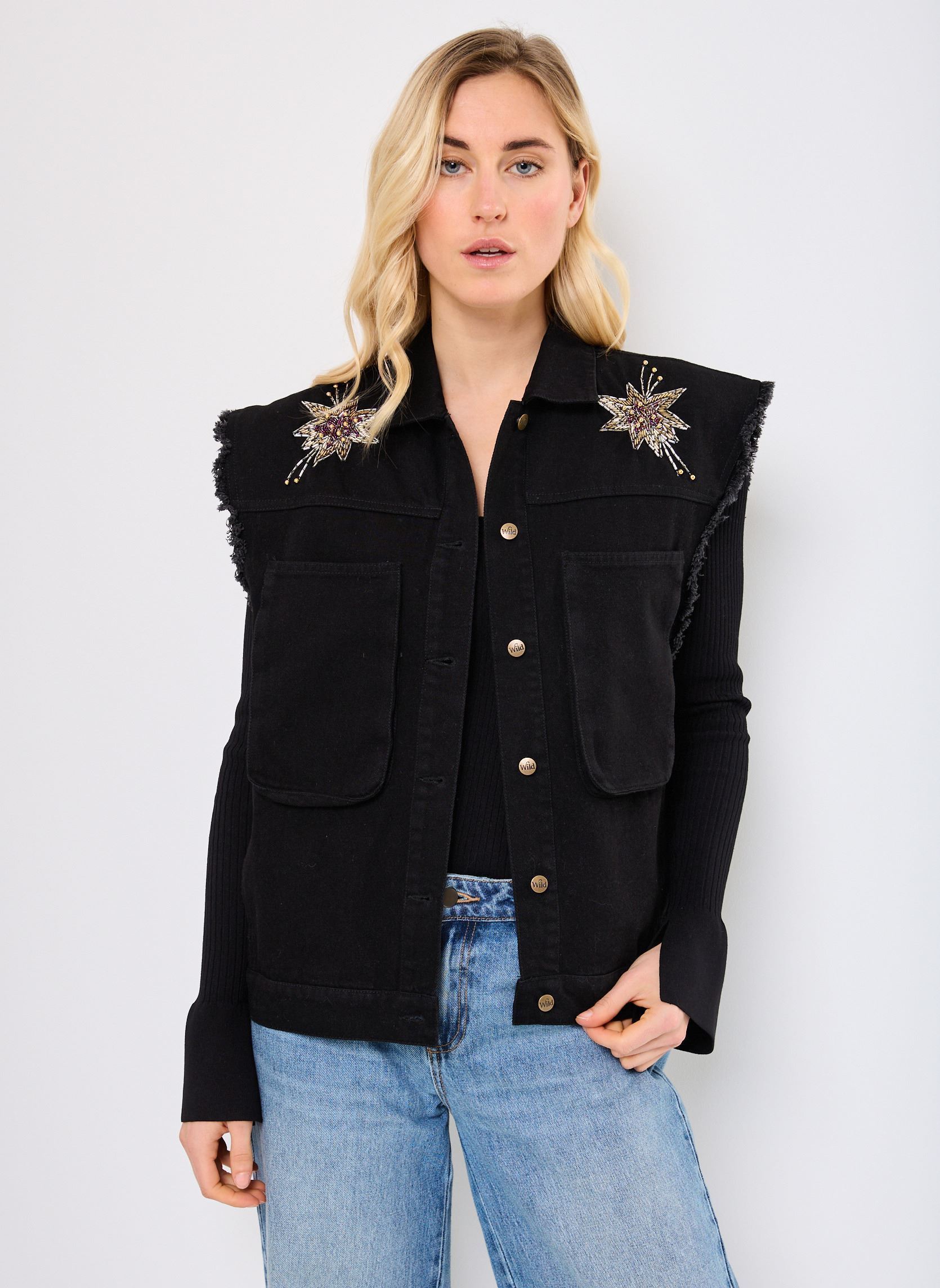 Westen ALMA damen schwarz Wild Westen ALMA damen schwarz NOIR