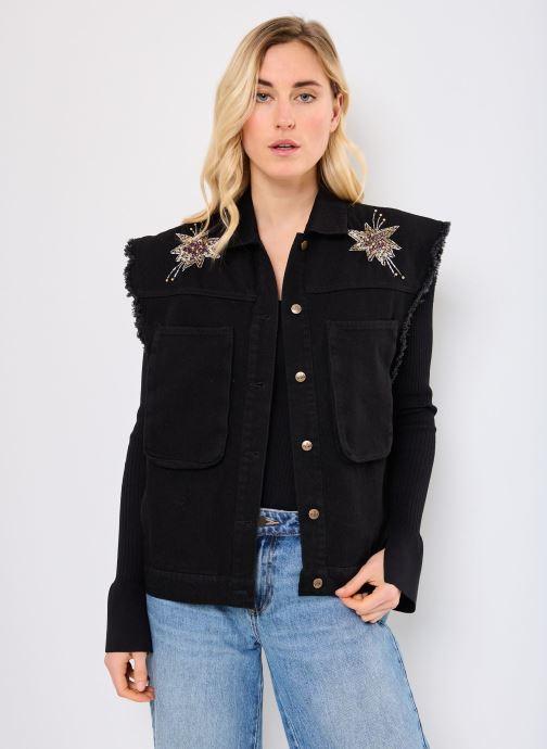 Wild Vestes sans manches ALMA femme noir