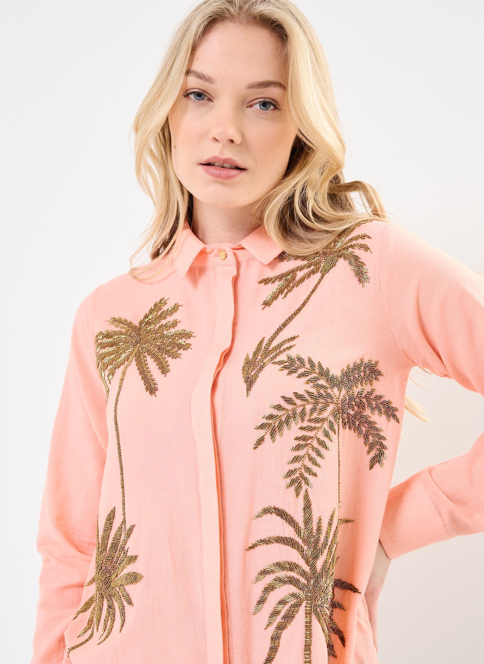 Langarm-Hemden ANGELO damen rosa Wild Langarm-Hemden ANGELO damen rosa Rose