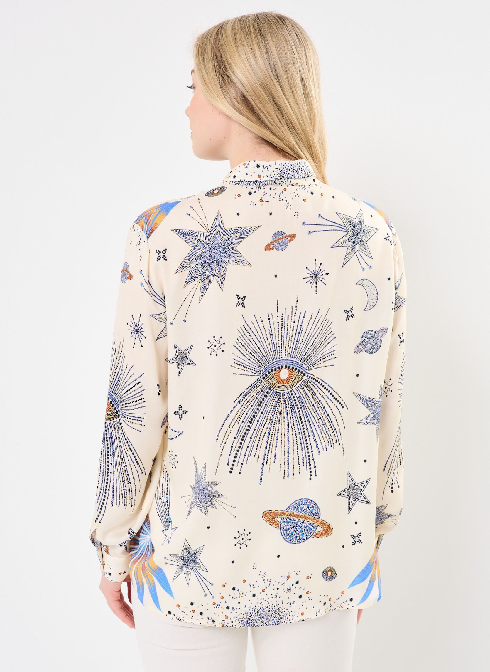 Langarm-Hemden BONAVENTURE COMETE damen weiß Wild Langarm-Hemden BONAVENTURE COMETE damen weiß Blanc
