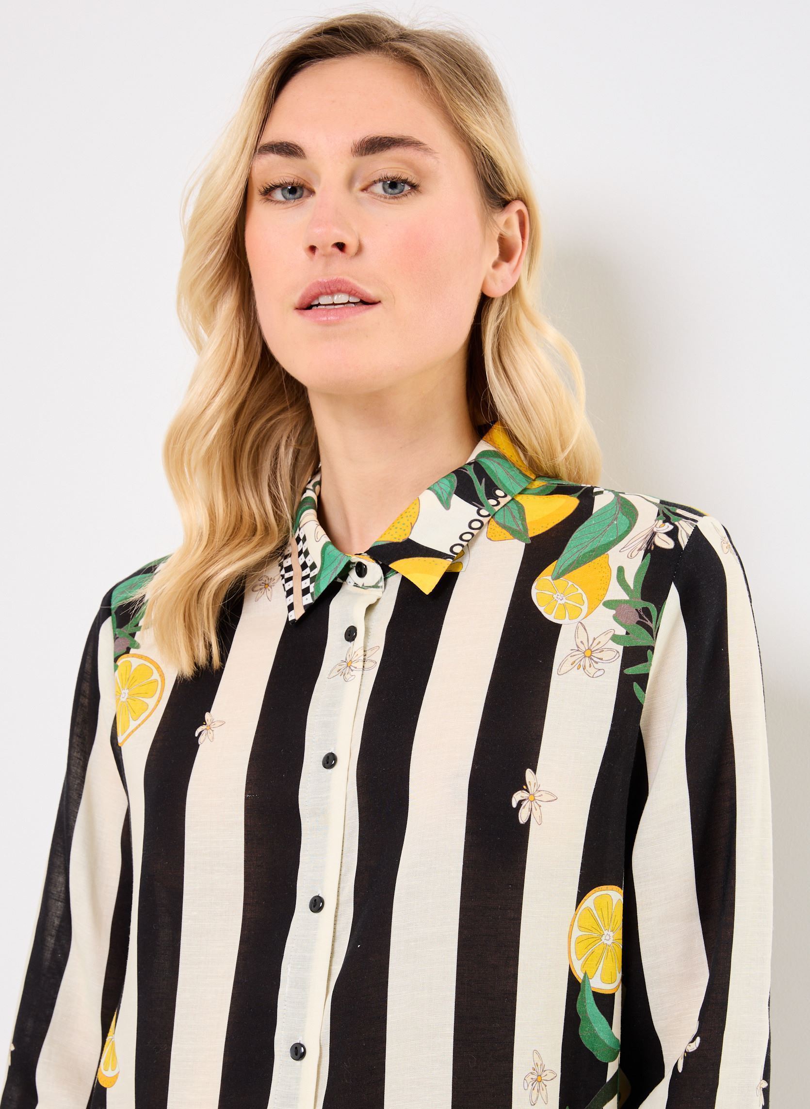 Chemises manches longues BONAVENTURE SICILY femme noir Wild Chemises manches longues BONAVENTURE SICILY femme noir NOIR