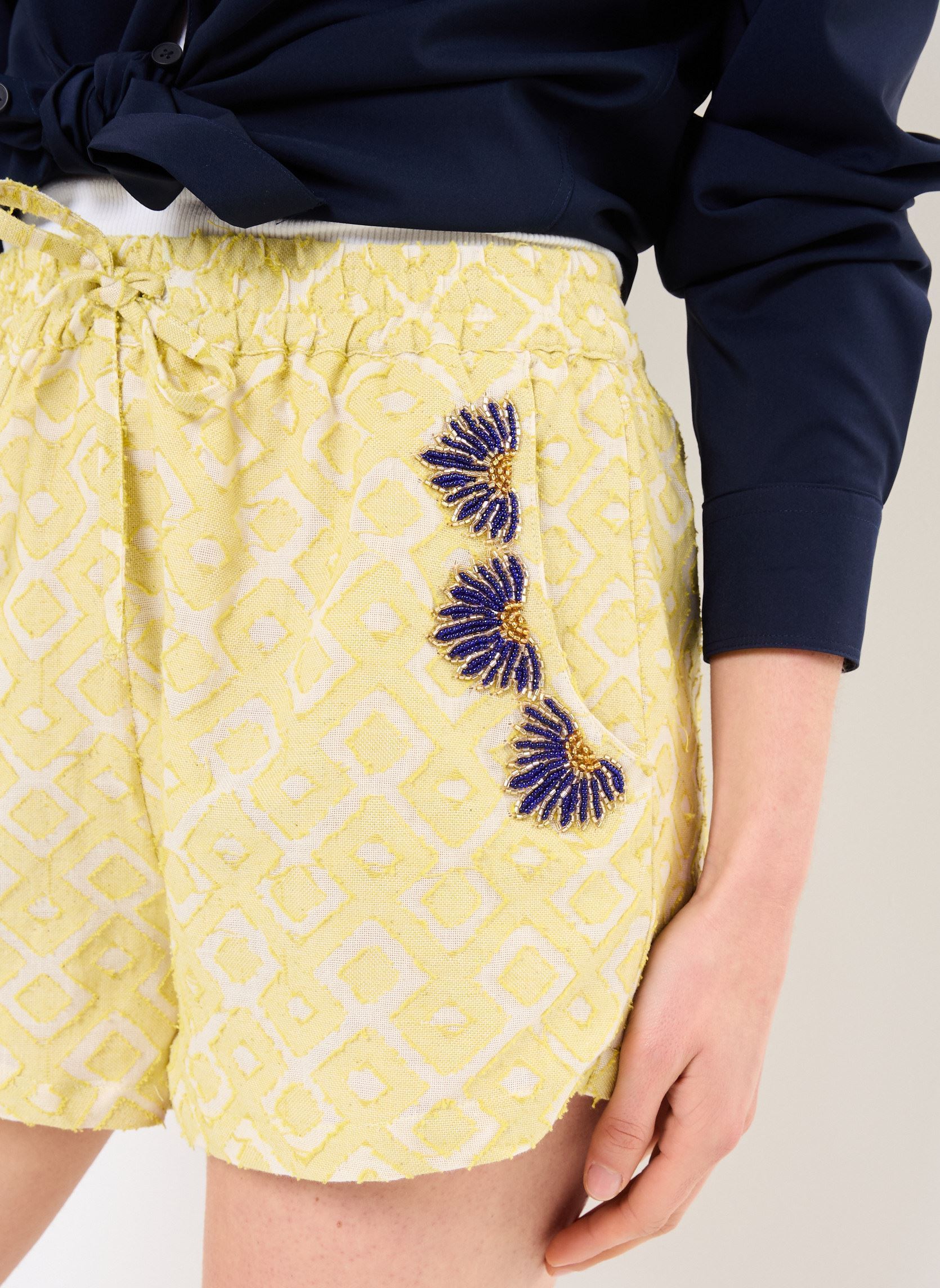 Shorts CLARA dames geel Wild Shorts CLARA dames geel Jaune