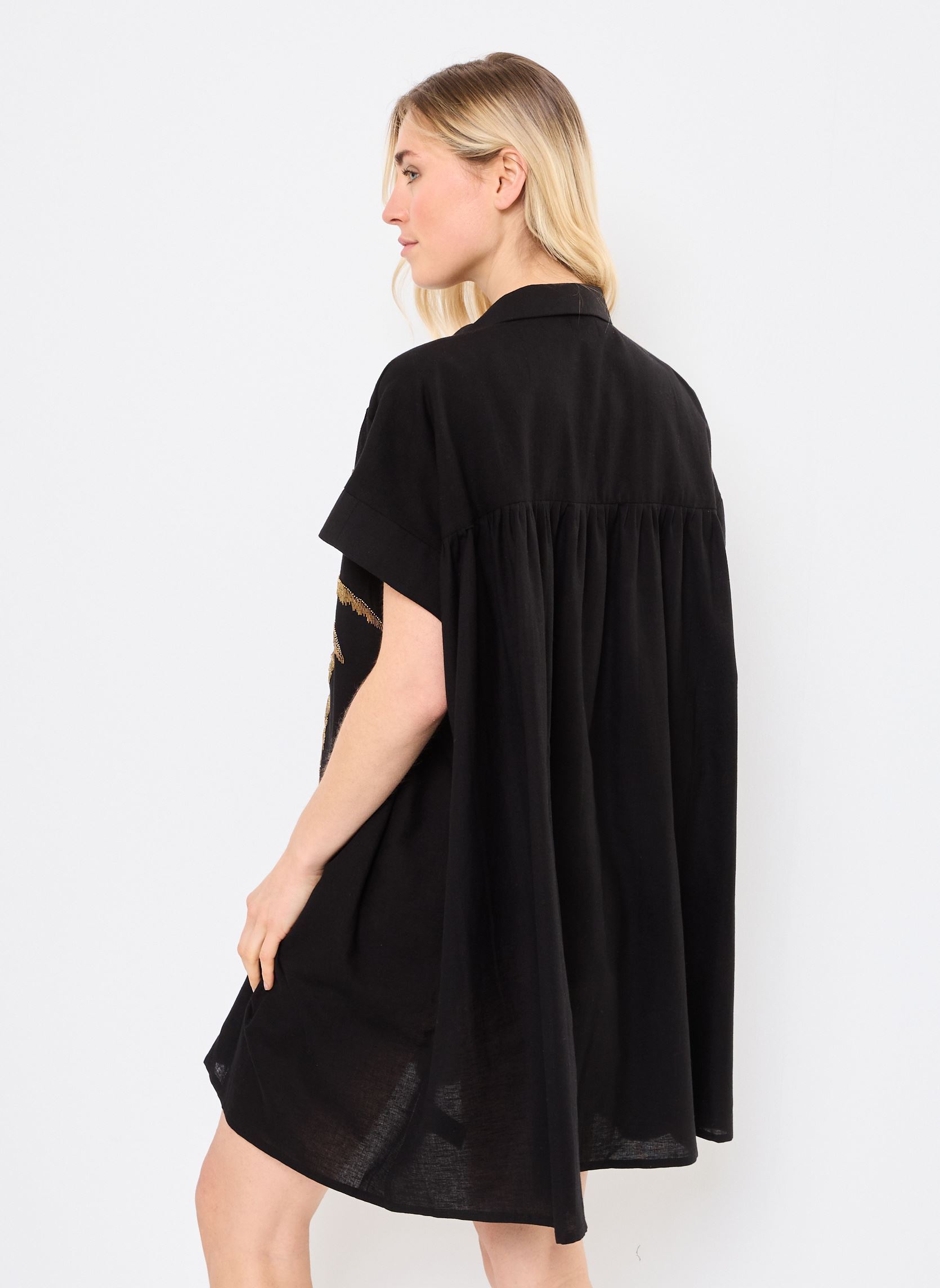 Kleider CLOVIS damen schwarz Wild Kleider CLOVIS damen schwarz Noir