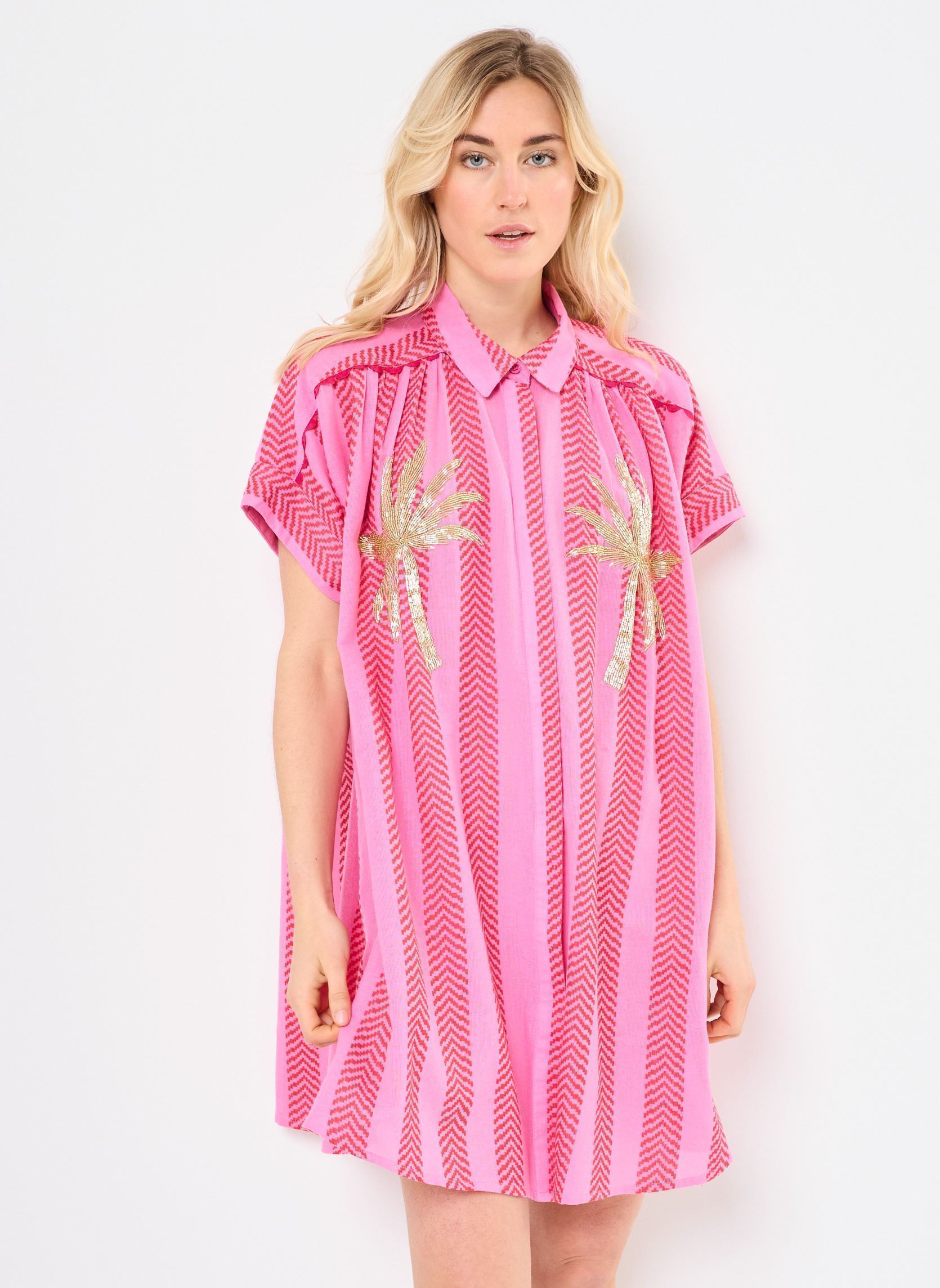 Robes EVELYNE femme rose Wild Robes EVELYNE femme rose Rose
